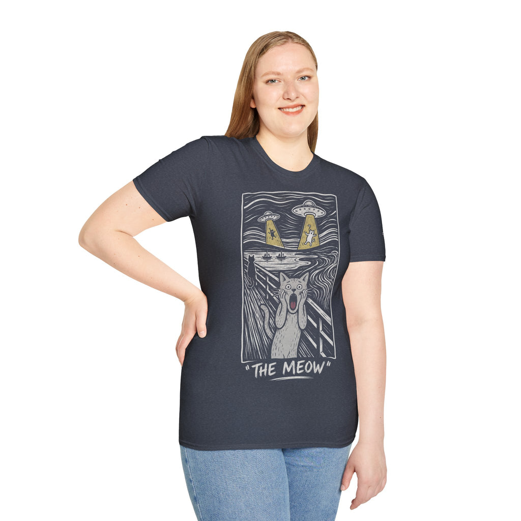 The Meow Katzen Kunstparodie T Shirt – Cat Art collection | UrbanPrintz