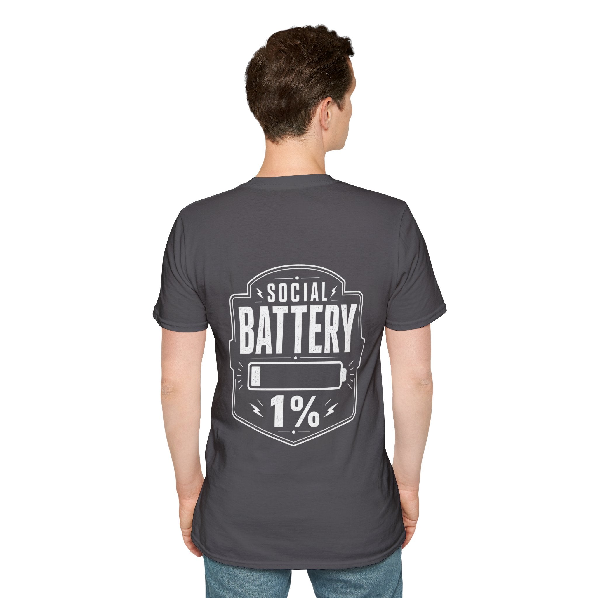 Social Battery 1 Percent Introvert T Shirt – Fun collection | UrbanPrintz