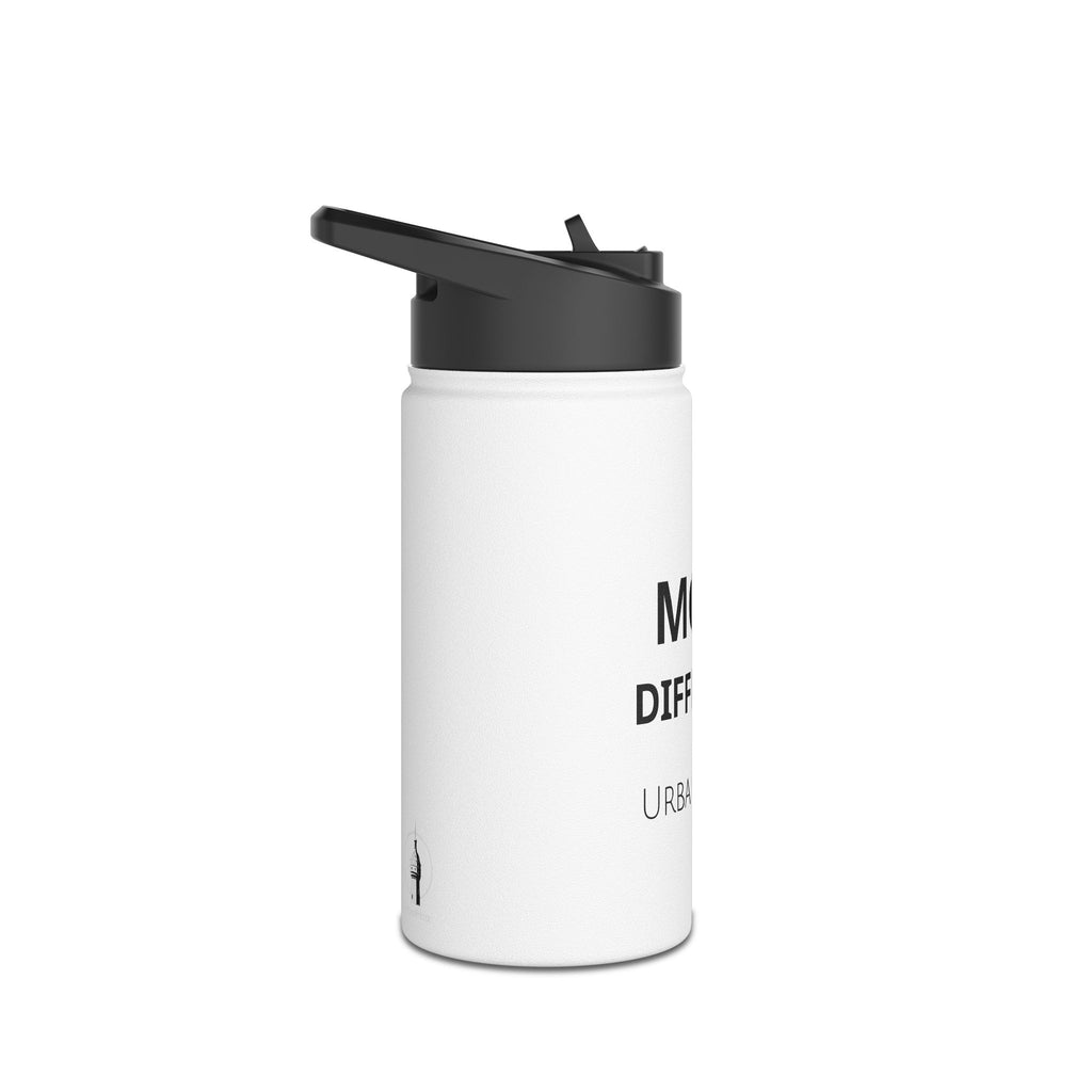 Move Different Stainless Steel Water Bottle — Motivational Insulated Sport Bottle - UrbanPrintz