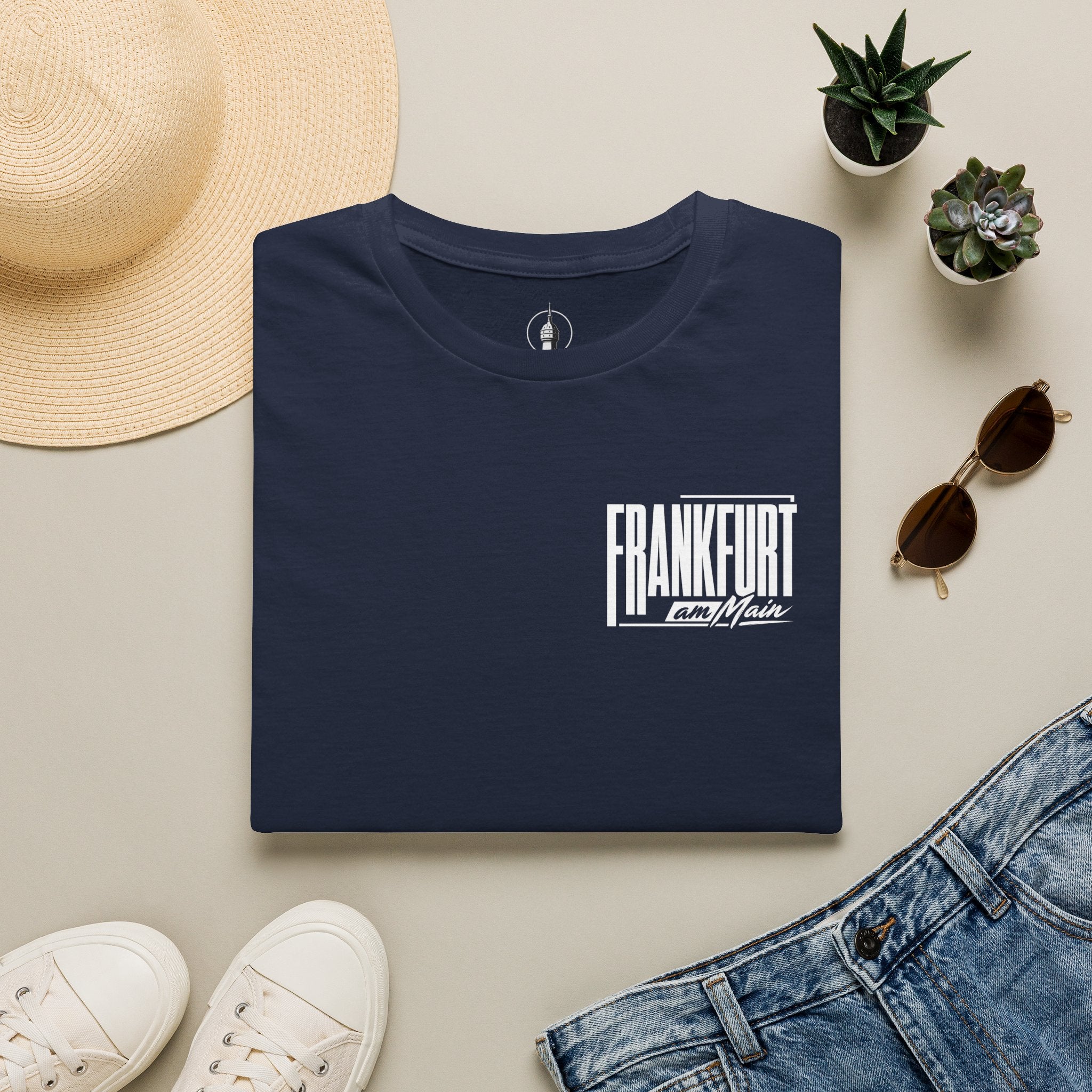 Frankfurt am Main Modernes Typografie T Shirt | UrbanPrintz