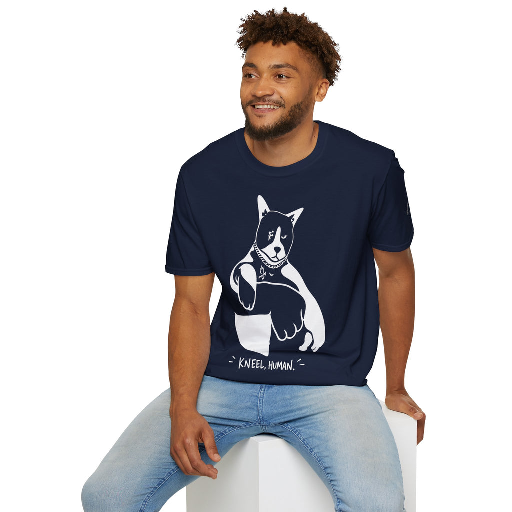 Kneel Human Lustiges Katzen T Shirt – Cat Art collection | UrbanPrintz