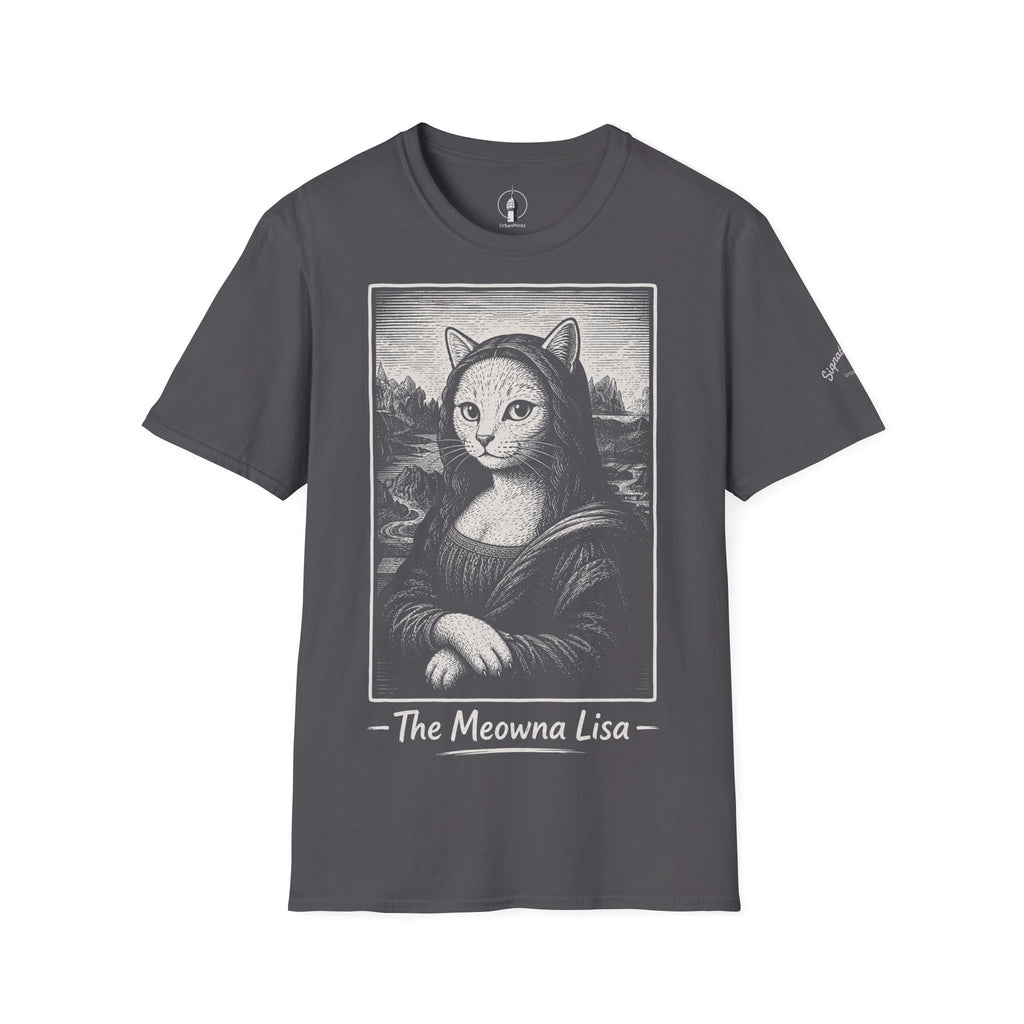 The Meowna Lisa Katzen Kunst T Shirt – Cat Art collection | UrbanPrintz