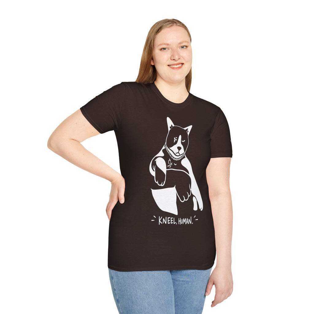 Kneel Human Lustiges Katzen T Shirt – Cat Art collection | UrbanPrintz