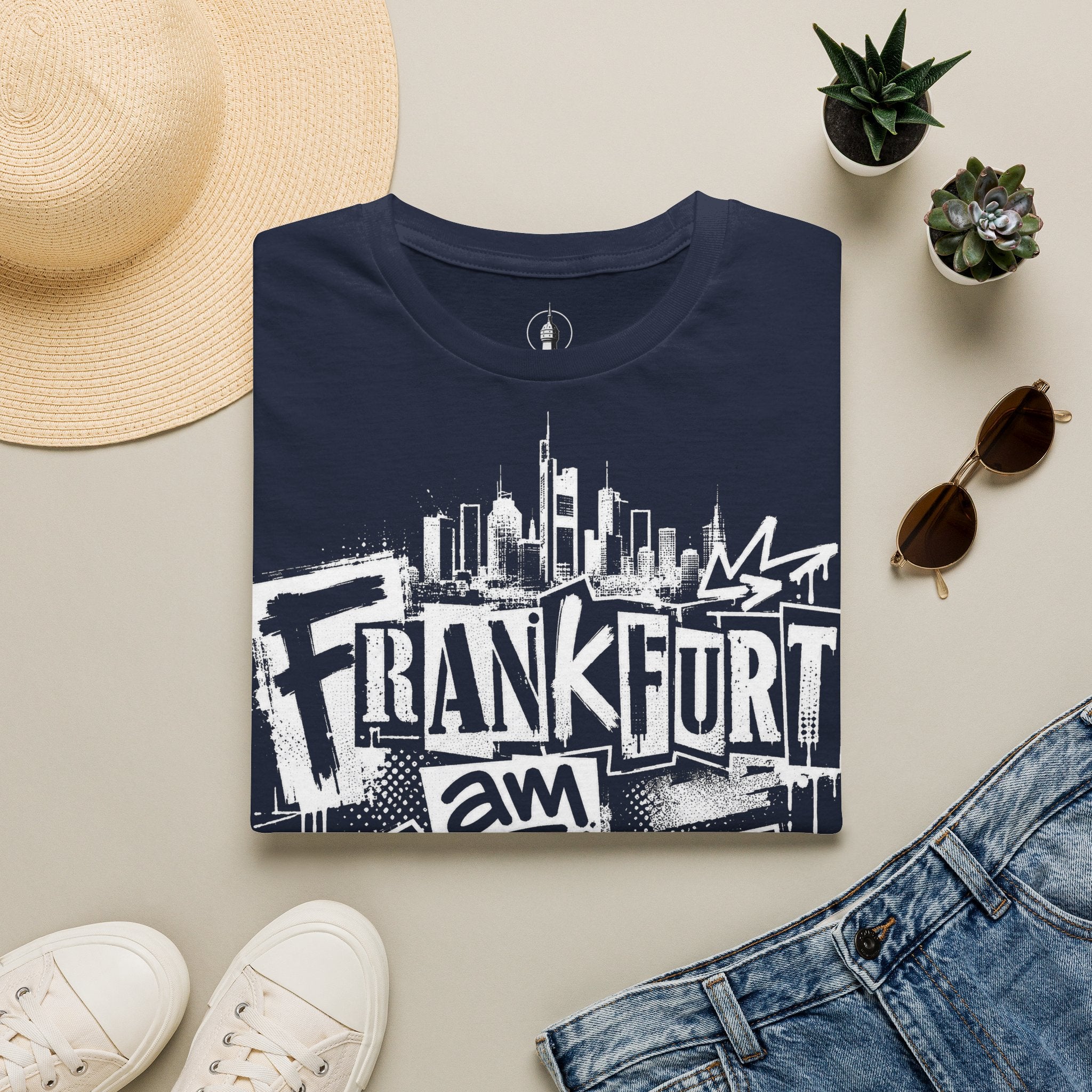 Frankfurt am Main Graffiti (vorn) T Shirt | UrbanPrintz