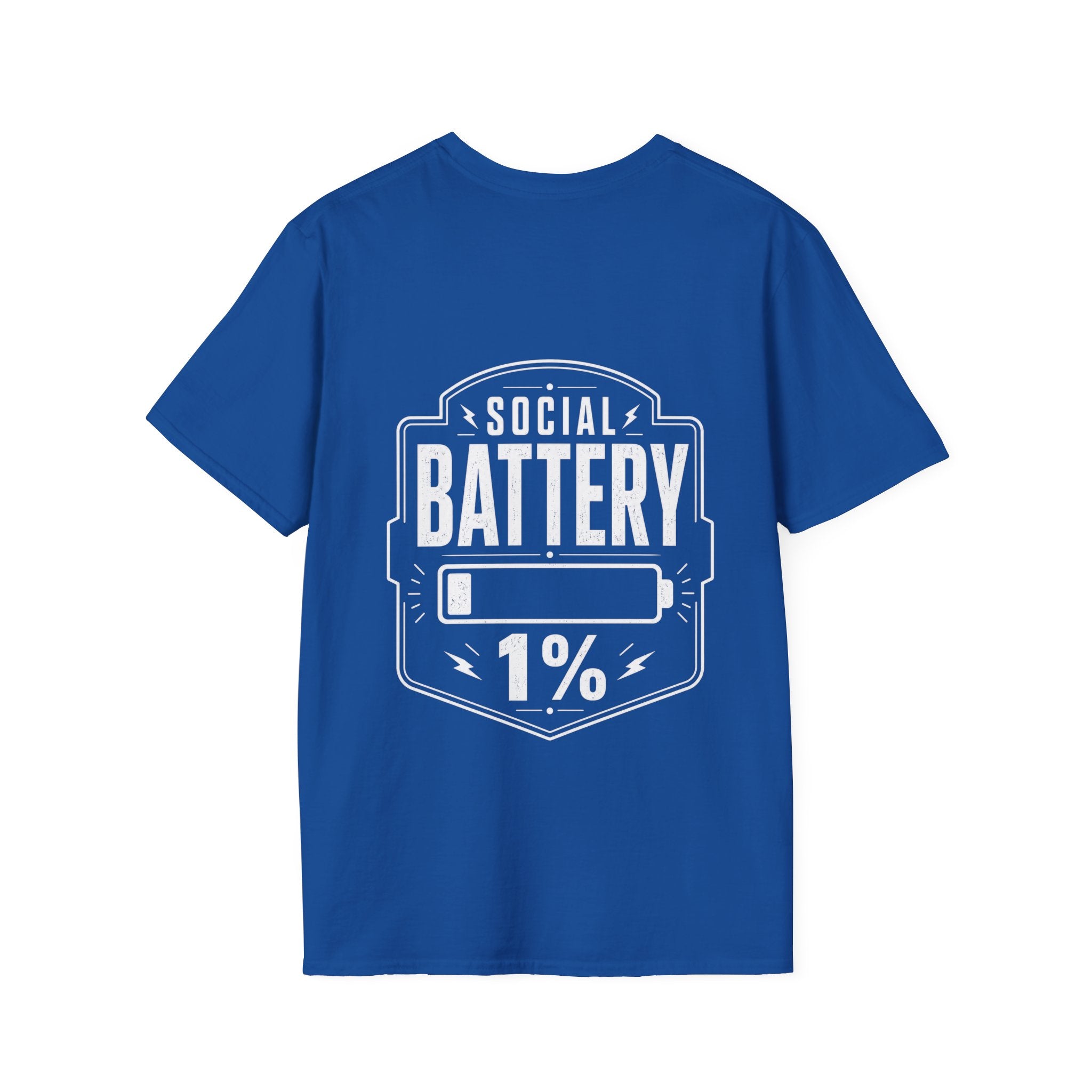 Social Battery 1 Percent Introvert T Shirt – Fun collection | UrbanPrintz