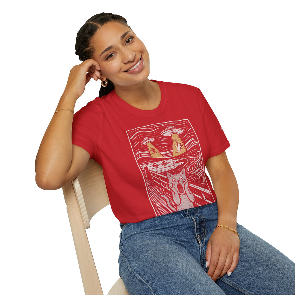 The Meow Katzen Kunstparodie T Shirt – Cat Art collection | UrbanPrintz
