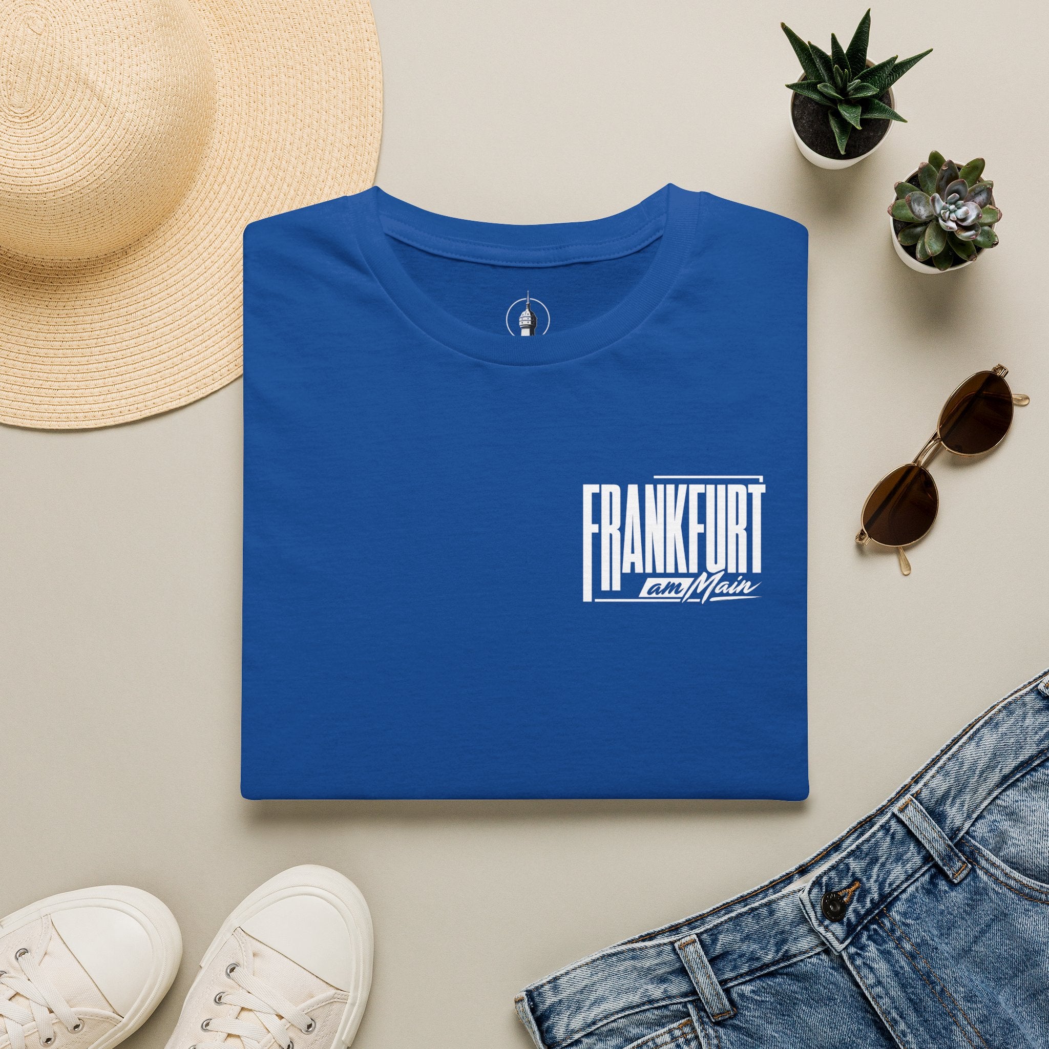 Frankfurt am Main Modernes Typografie T Shirt | UrbanPrintz