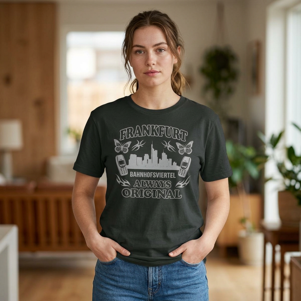 Bahnhofsviertel T-Shirt – Always Original Y2K | UrbanPrintz