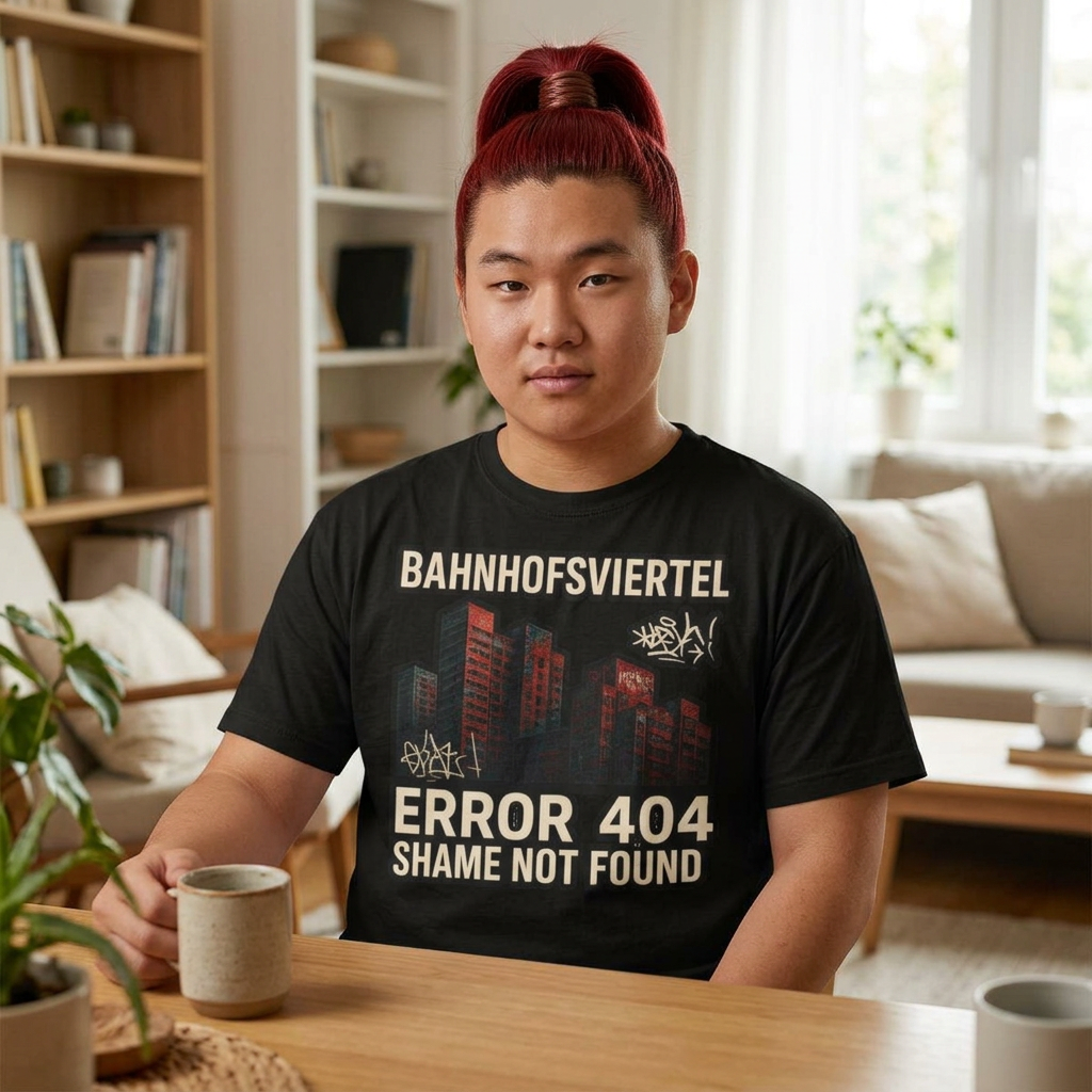 Bahnhofsviertel T-Shirt – Error 404 | UrbanPrintz