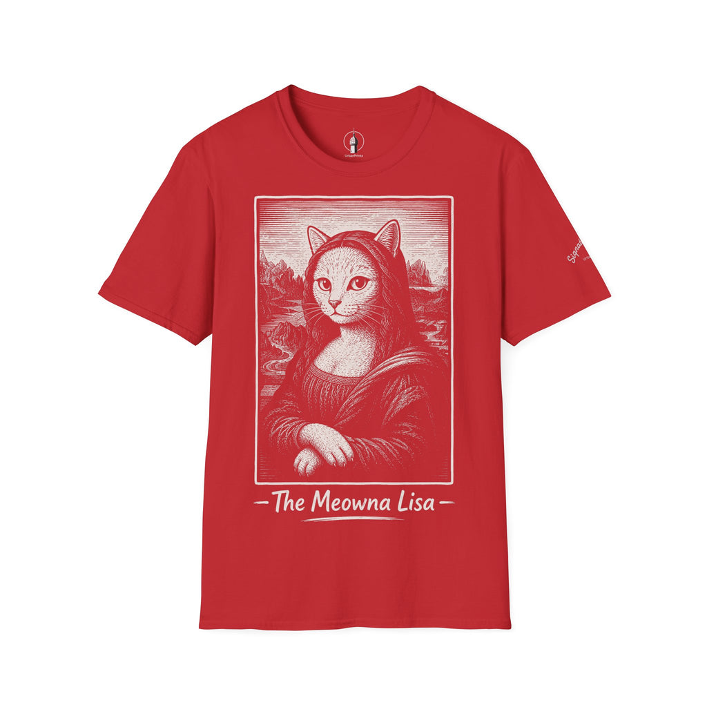 The Meowna Lisa Katzen Kunst T Shirt – Cat Art collection | UrbanPrintz