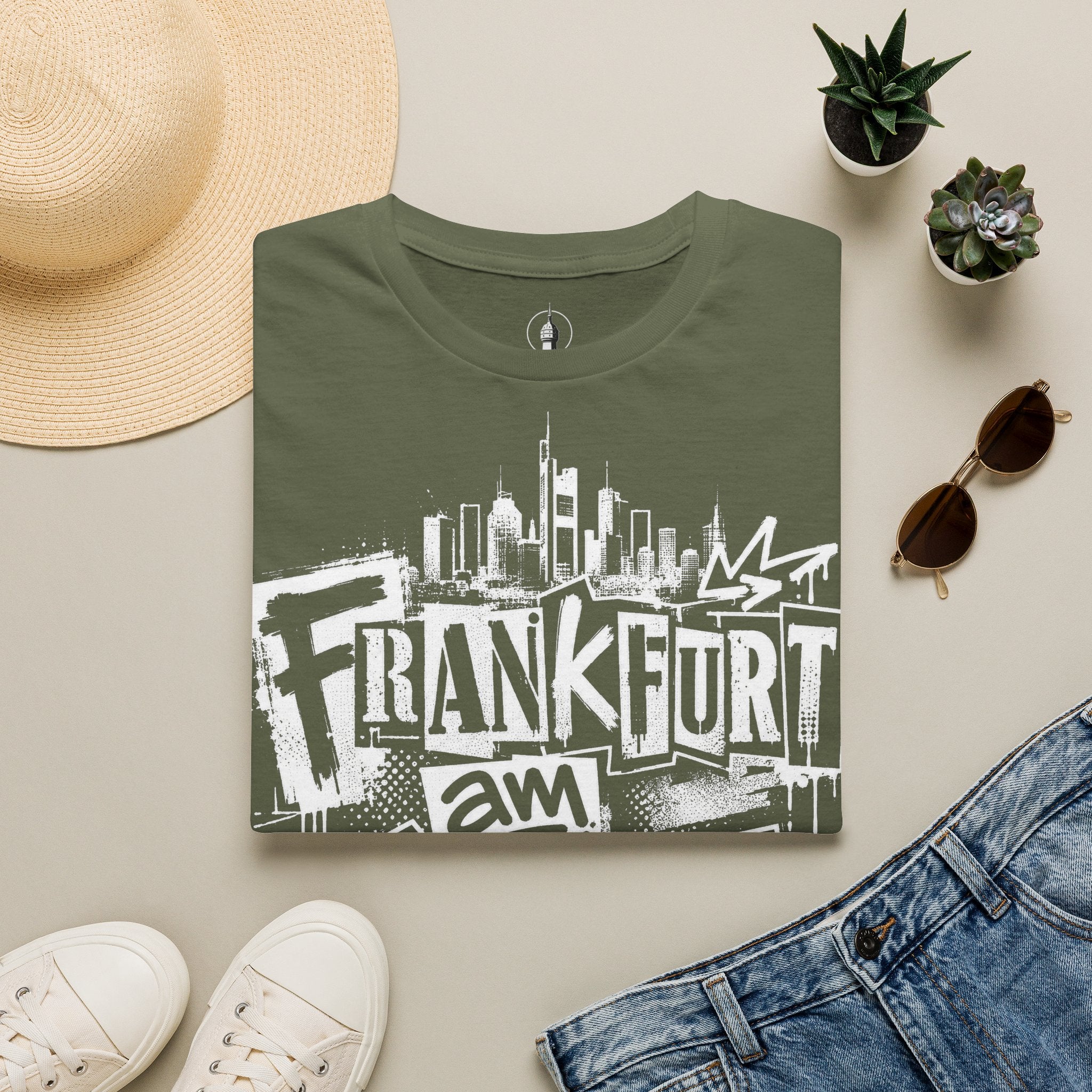 Frankfurt am Main Graffiti (vorn) T Shirt | UrbanPrintz