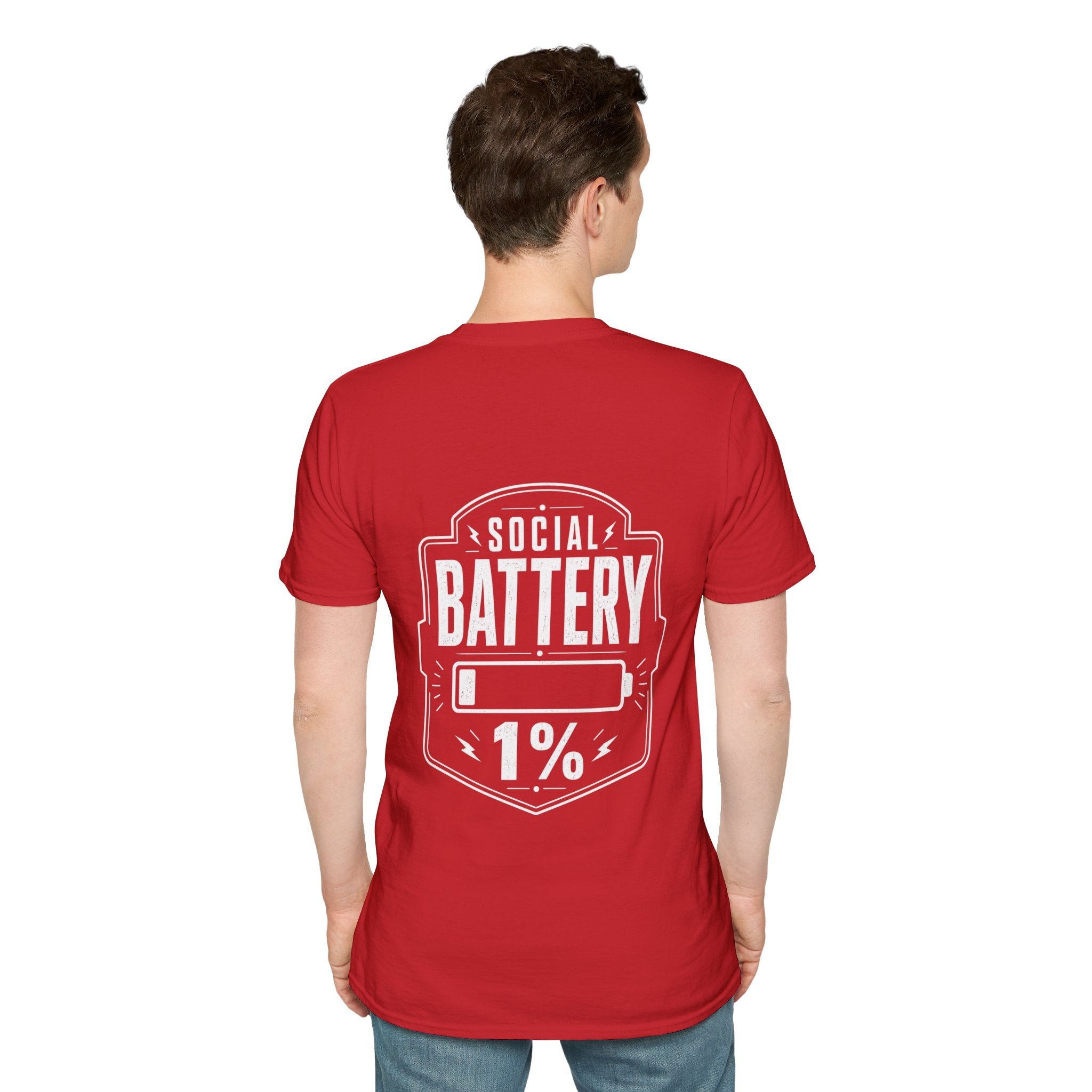 Social Battery 1 Percent Introvert T Shirt – Fun collection | UrbanPrintz