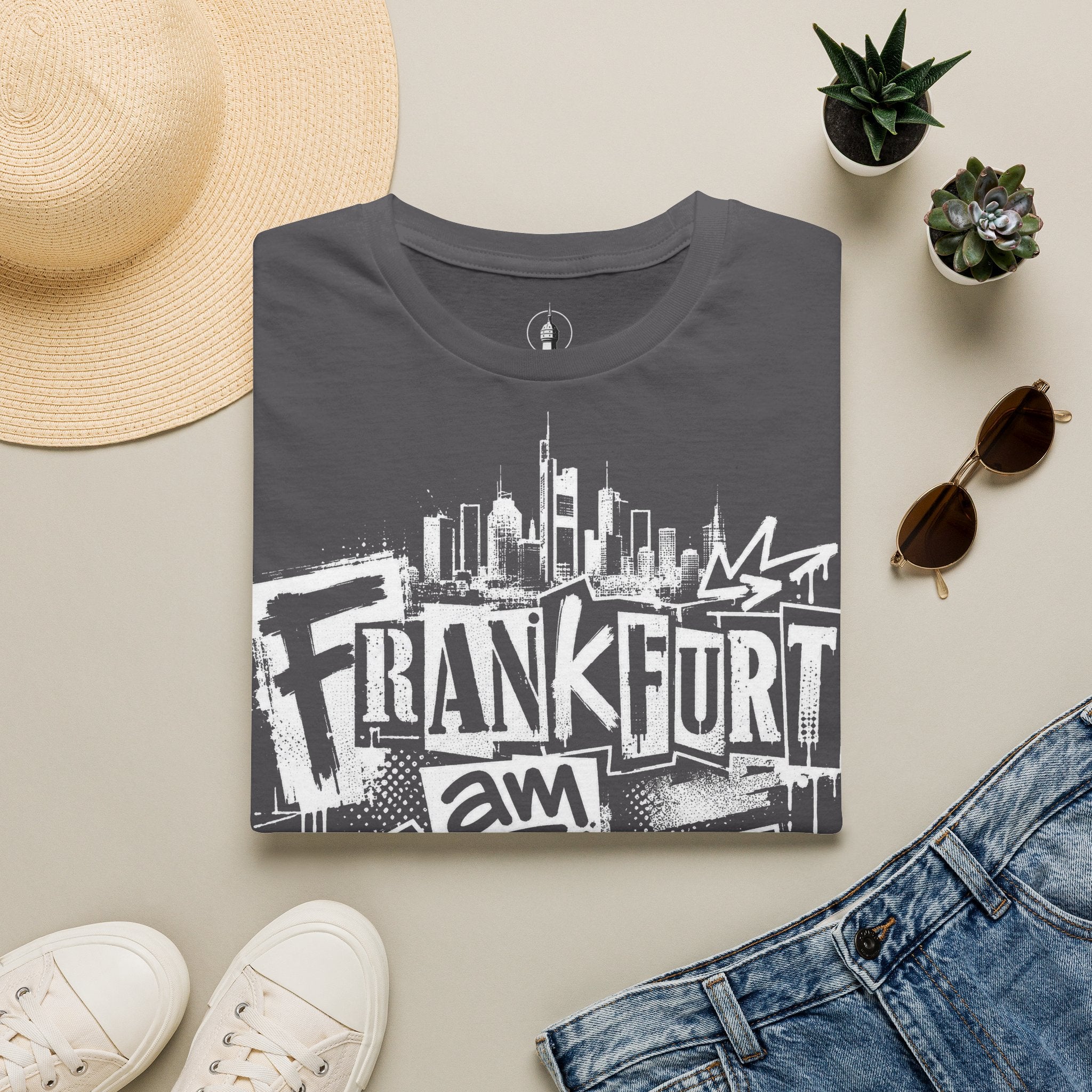 Frankfurt am Main Graffiti (vorn) T Shirt | UrbanPrintz