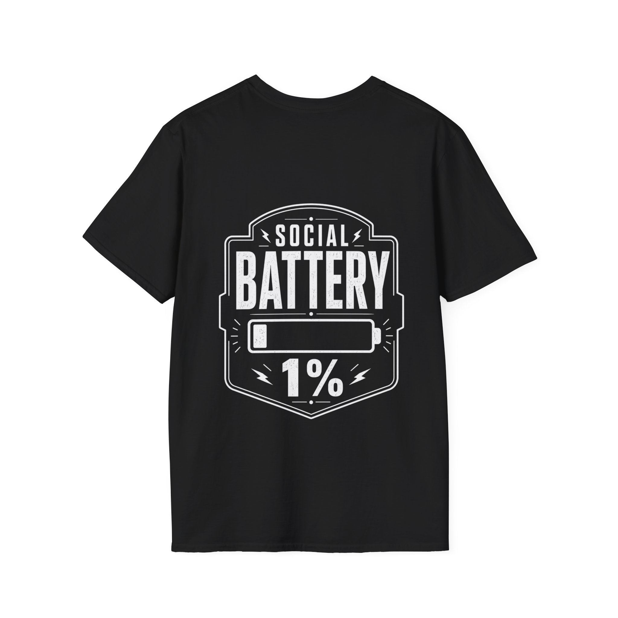 Social Battery 1 Percent Introvert T Shirt – Fun collection | UrbanPrintz