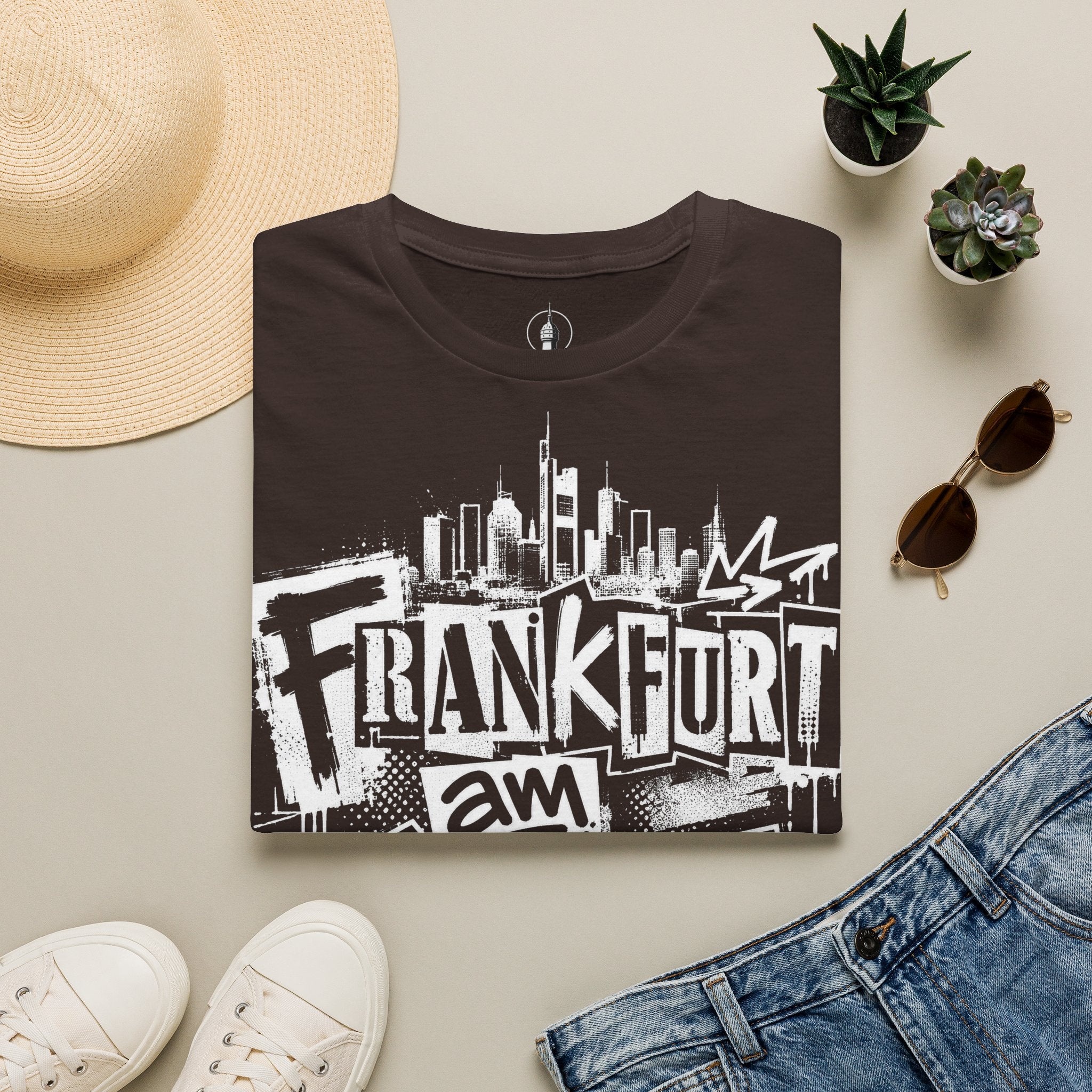 Frankfurt am Main Graffiti (vorn) T Shirt | UrbanPrintz