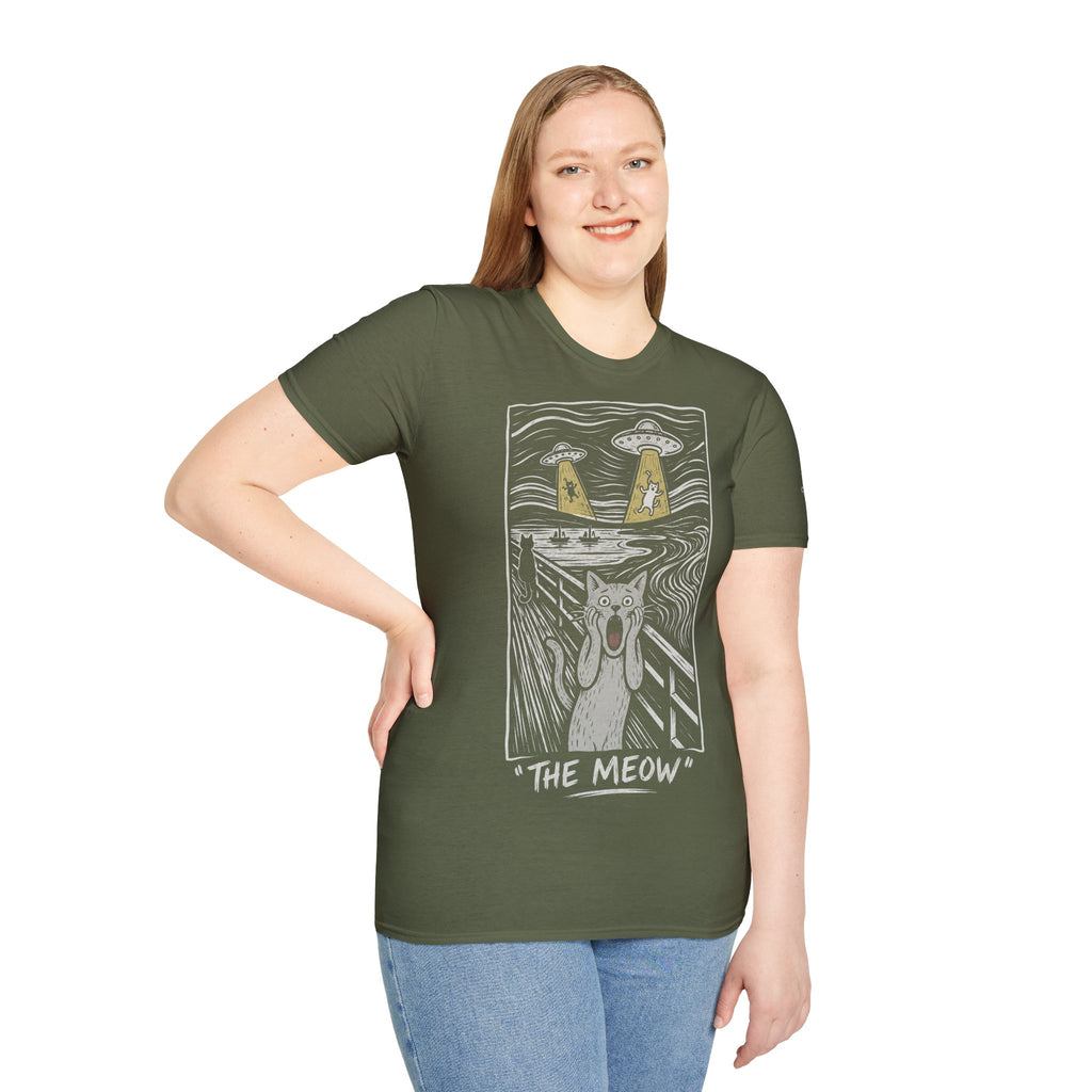 The Meow Katzen Kunstparodie T Shirt – Cat Art collection | UrbanPrintz