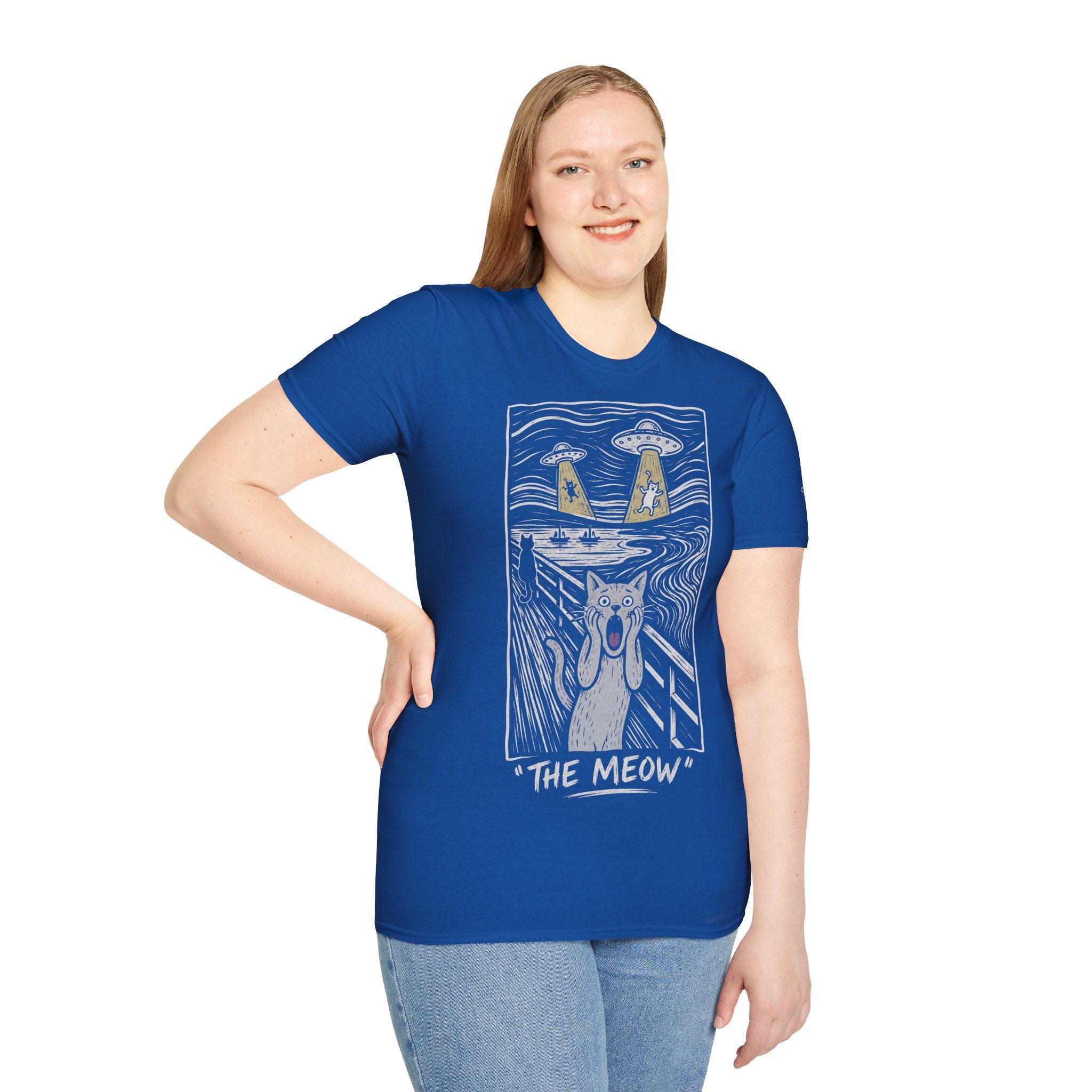 The Meow Katzen Kunstparodie T Shirt – Cat Art collection | UrbanPrintz