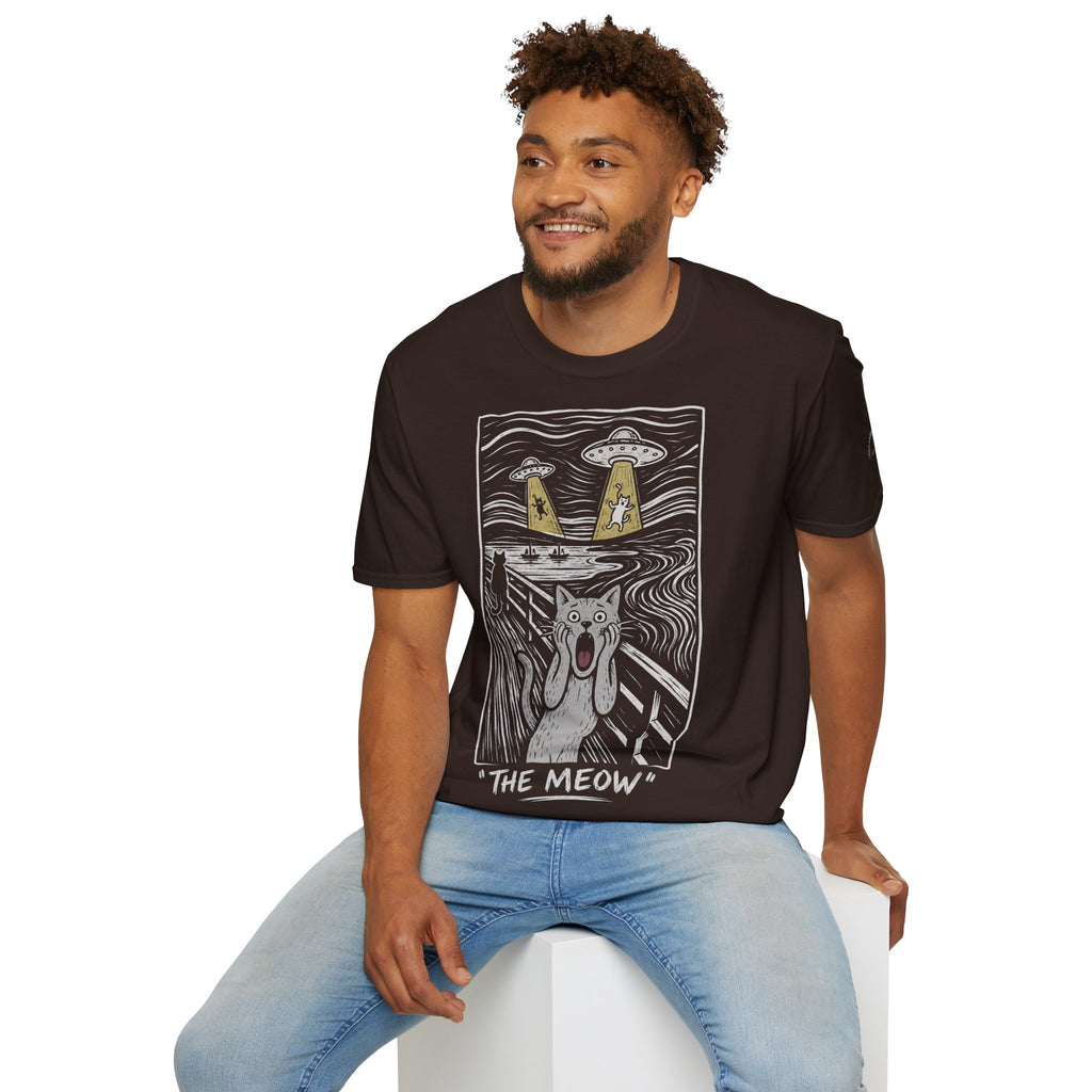 The Meow Katzen Kunstparodie T Shirt – Cat Art collection | UrbanPrintz
