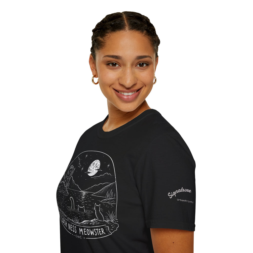 Loch Ness Meowster Katzen T Shirt – Cat Art collection | UrbanPrintz