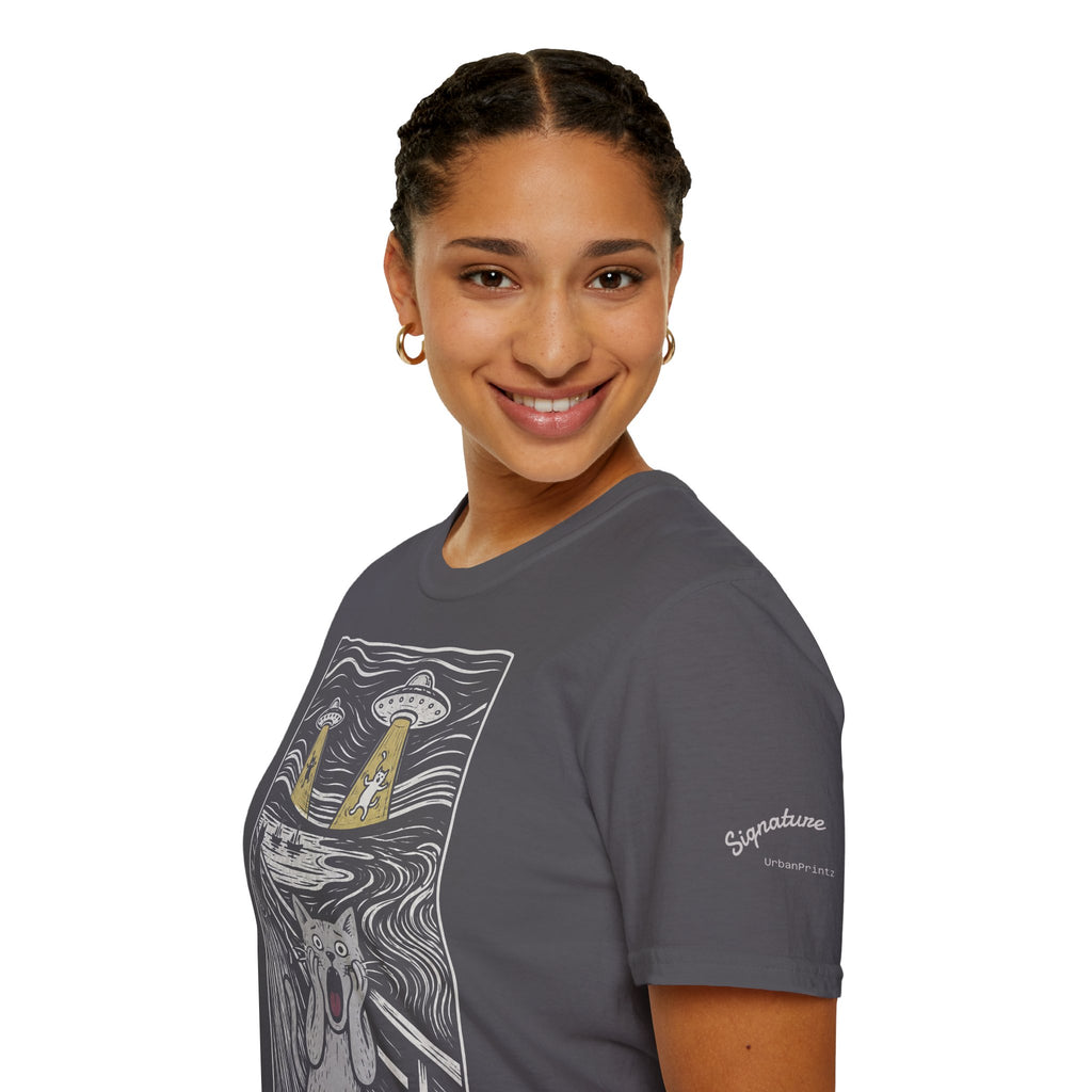 The Meow Katzen Kunstparodie T Shirt – Cat Art collection | UrbanPrintz