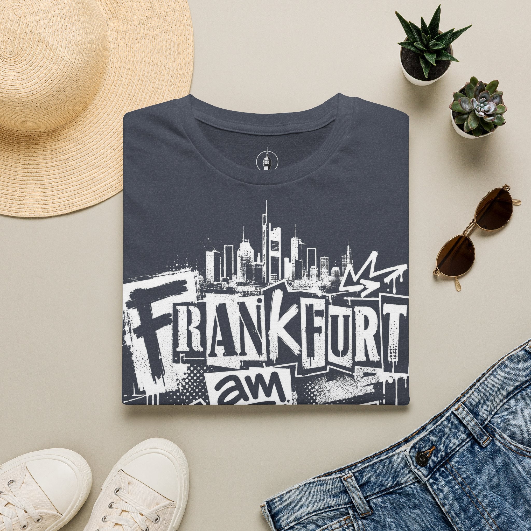 Frankfurt am Main Graffiti (vorn) T Shirt | UrbanPrintz