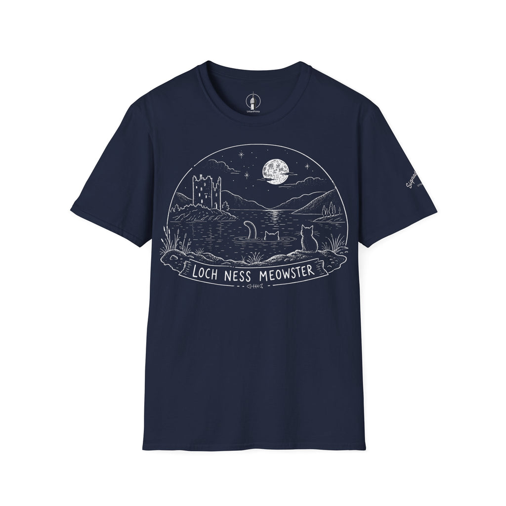 Loch Ness Meowster Katzen T Shirt – Cat Art collection | UrbanPrintz