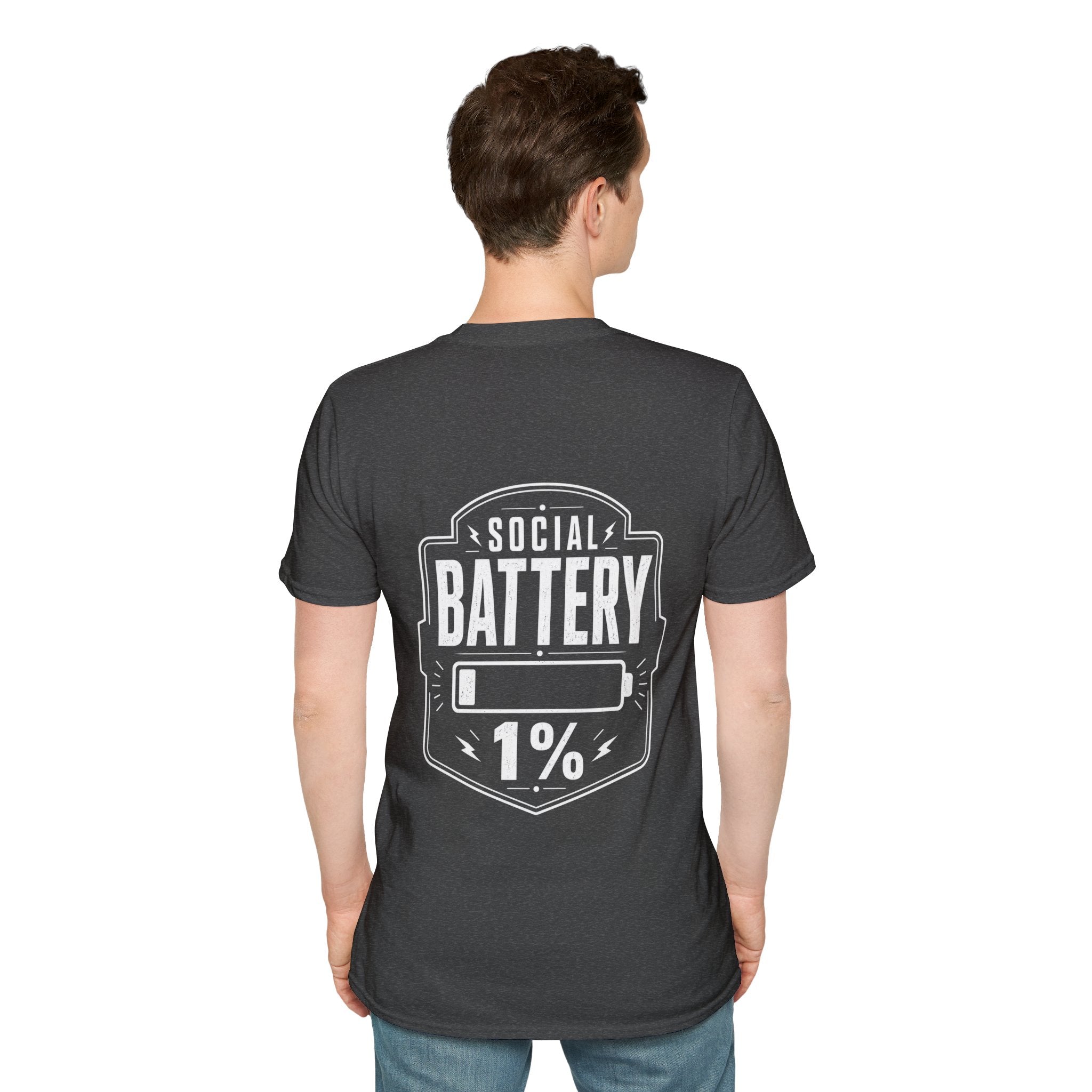 Social Battery 1 Percent Introvert T Shirt – Fun collection | UrbanPrintz