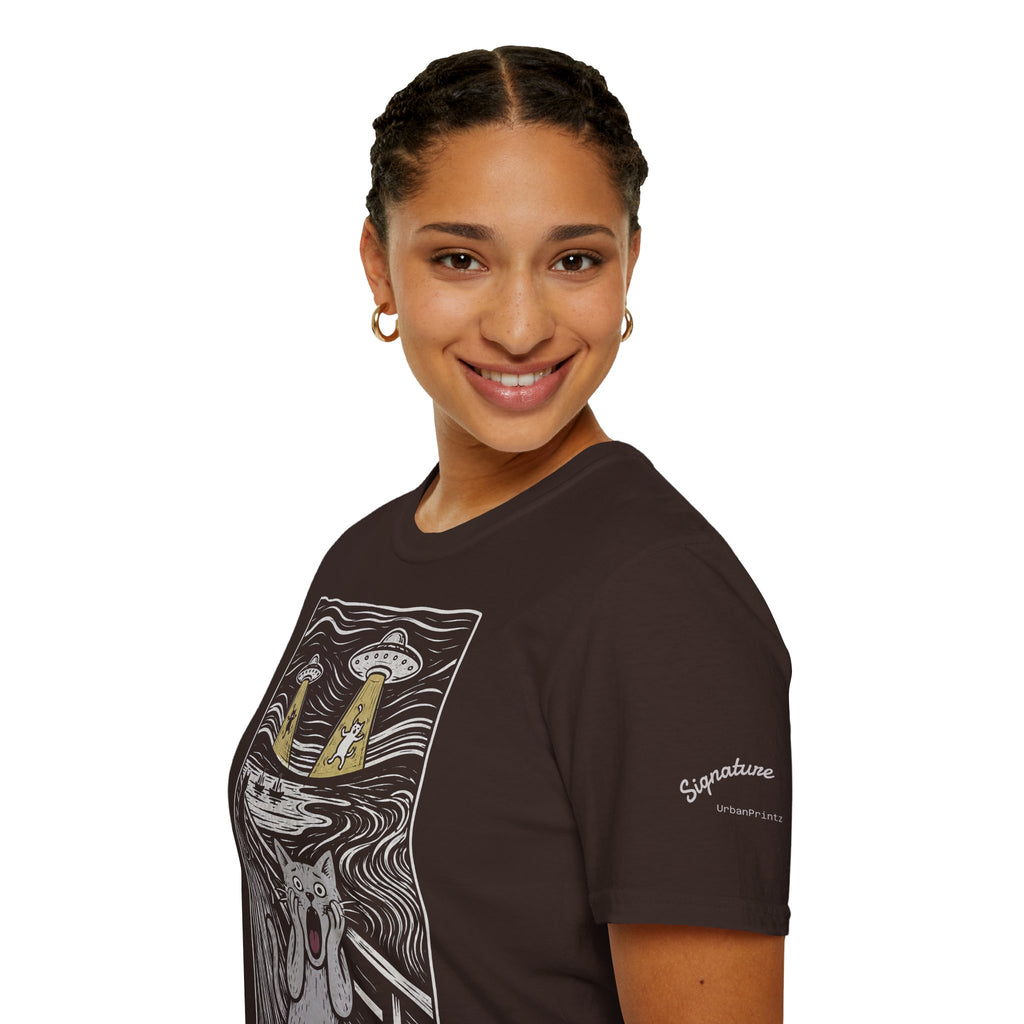 The Meow Katzen Kunstparodie T Shirt – Cat Art collection | UrbanPrintz