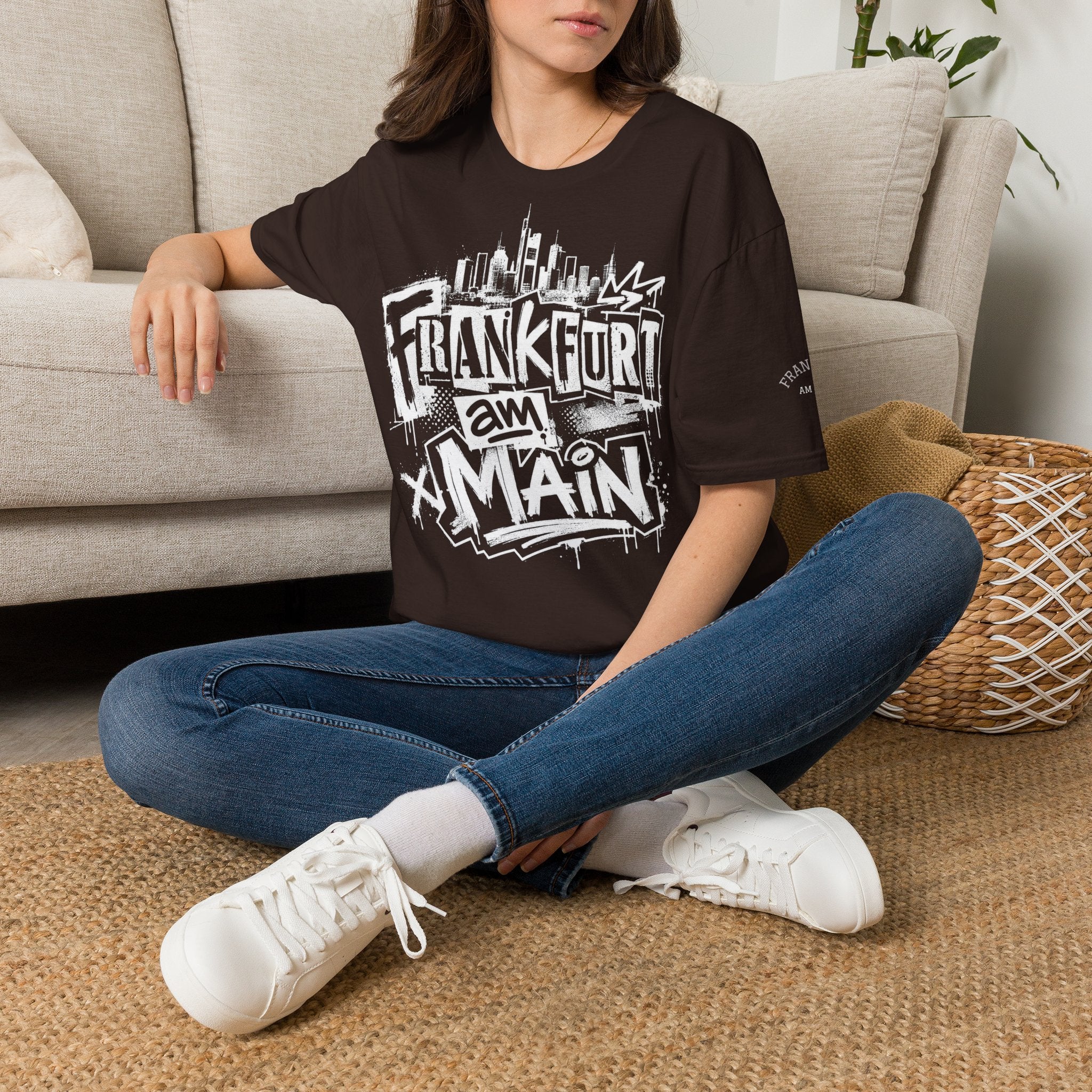 Frankfurt am Main Graffiti (vorn) T Shirt | UrbanPrintz