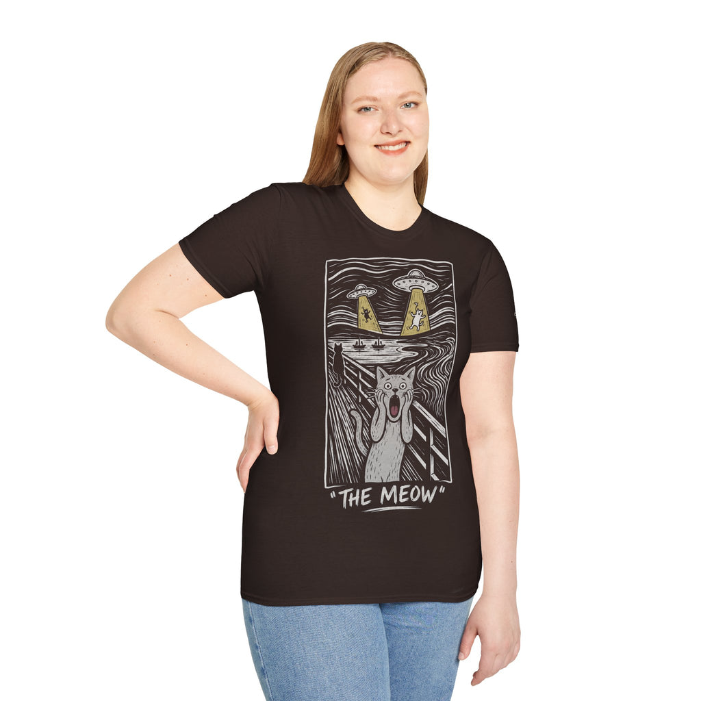 The Meow Katzen Kunstparodie T Shirt – Cat Art collection | UrbanPrintz