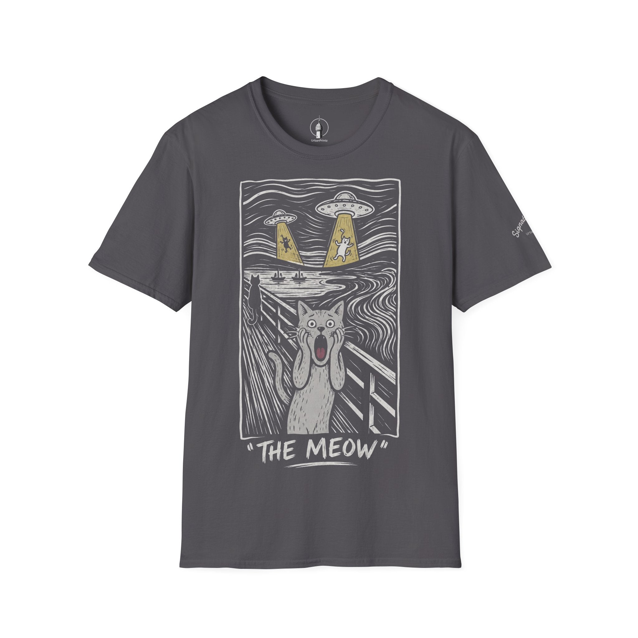 The Meow Katzen Kunstparodie T Shirt – Cat Art collection | UrbanPrintz