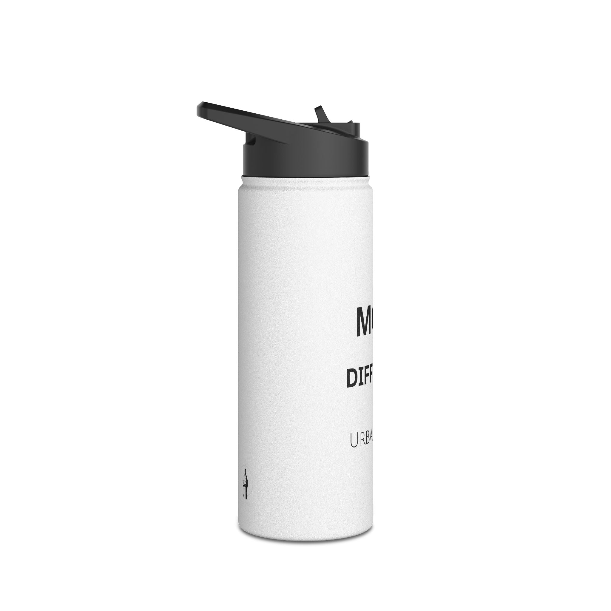 Move Different Stainless Steel Water Bottle — Motivational Insulated Sport Bottle - UrbanPrintz