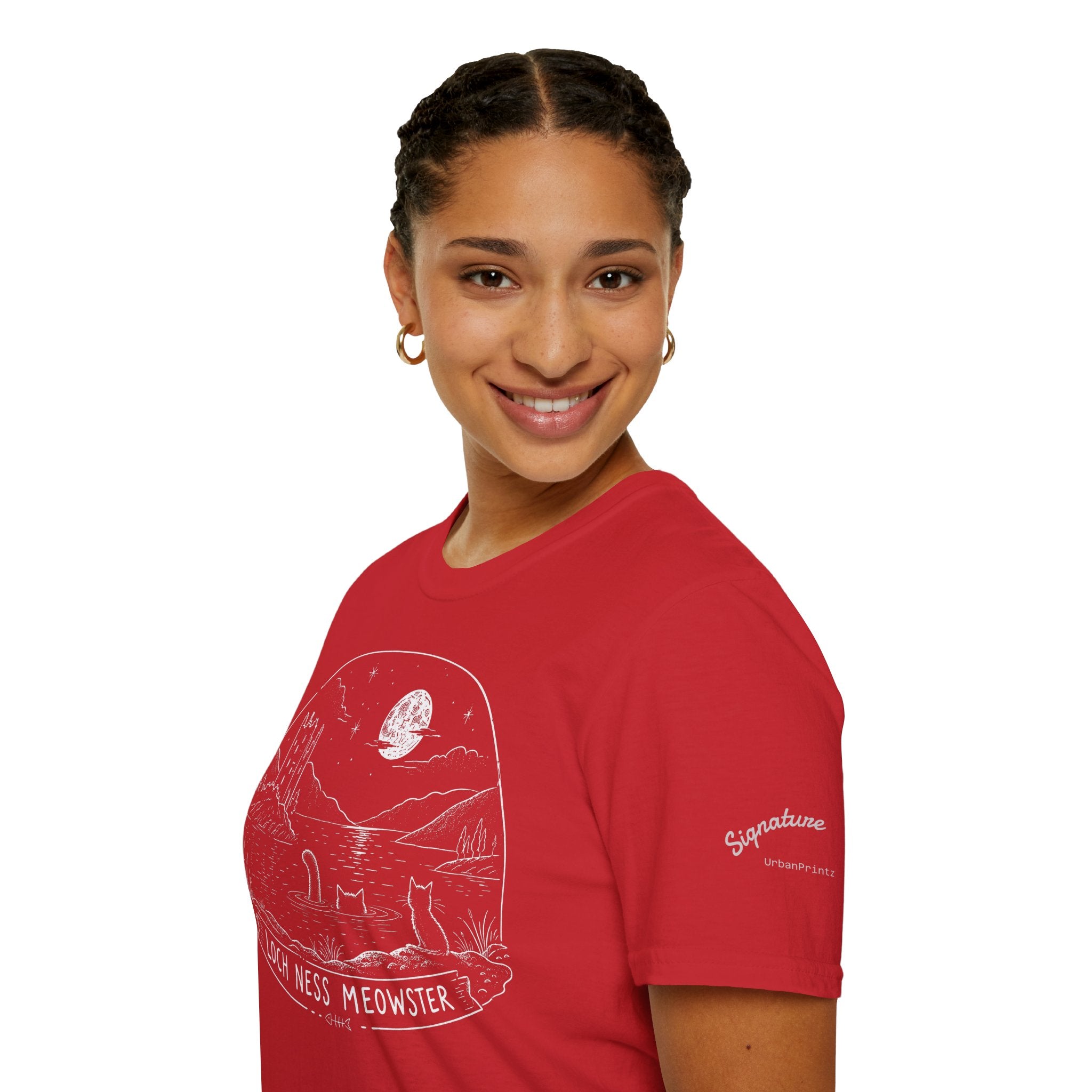 Loch Ness Meowster Katzen T Shirt – Cat Art collection | UrbanPrintz