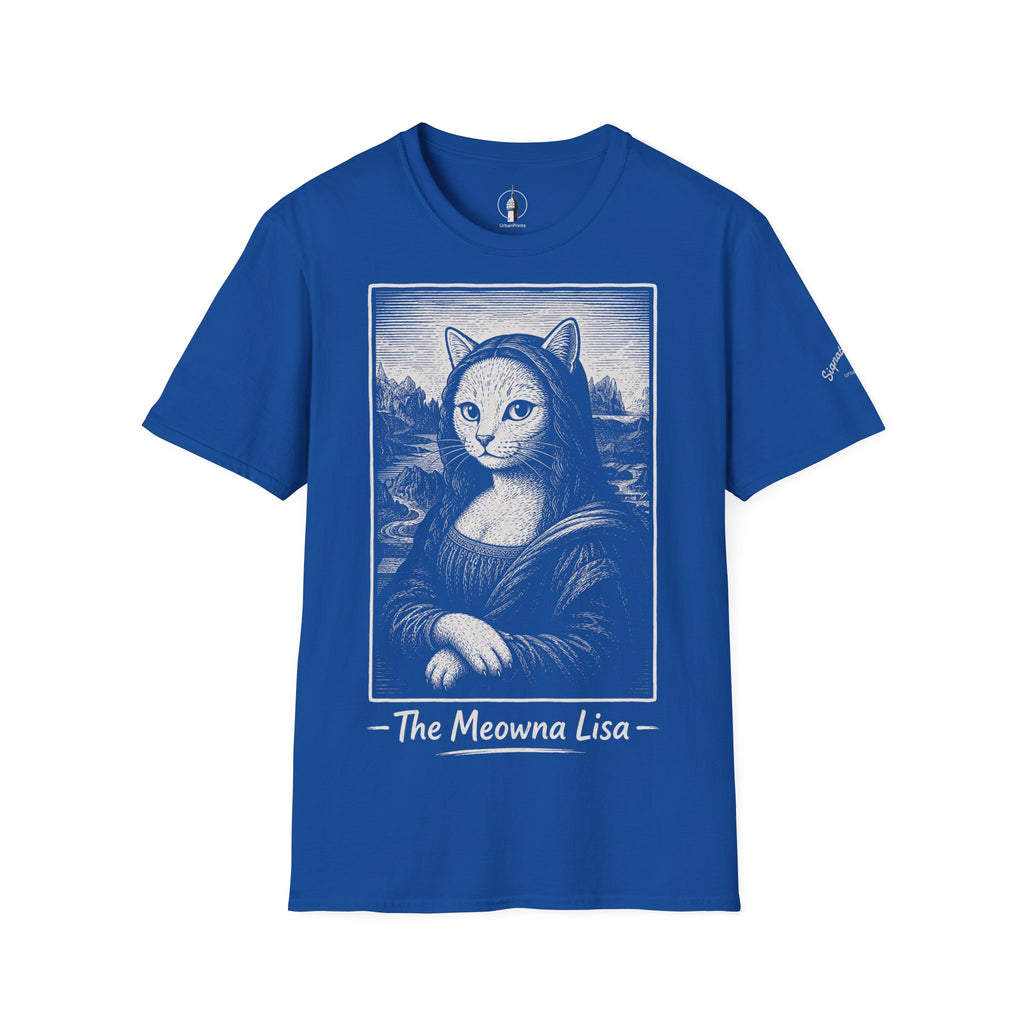 The Meowna Lisa Katzen Kunst T Shirt – Cat Art collection | UrbanPrintz