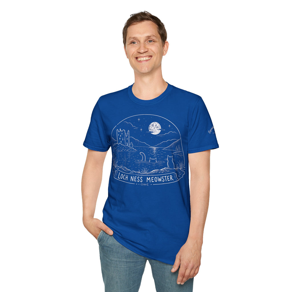Loch Ness Meowster Katzen T Shirt – Cat Art collection | UrbanPrintz