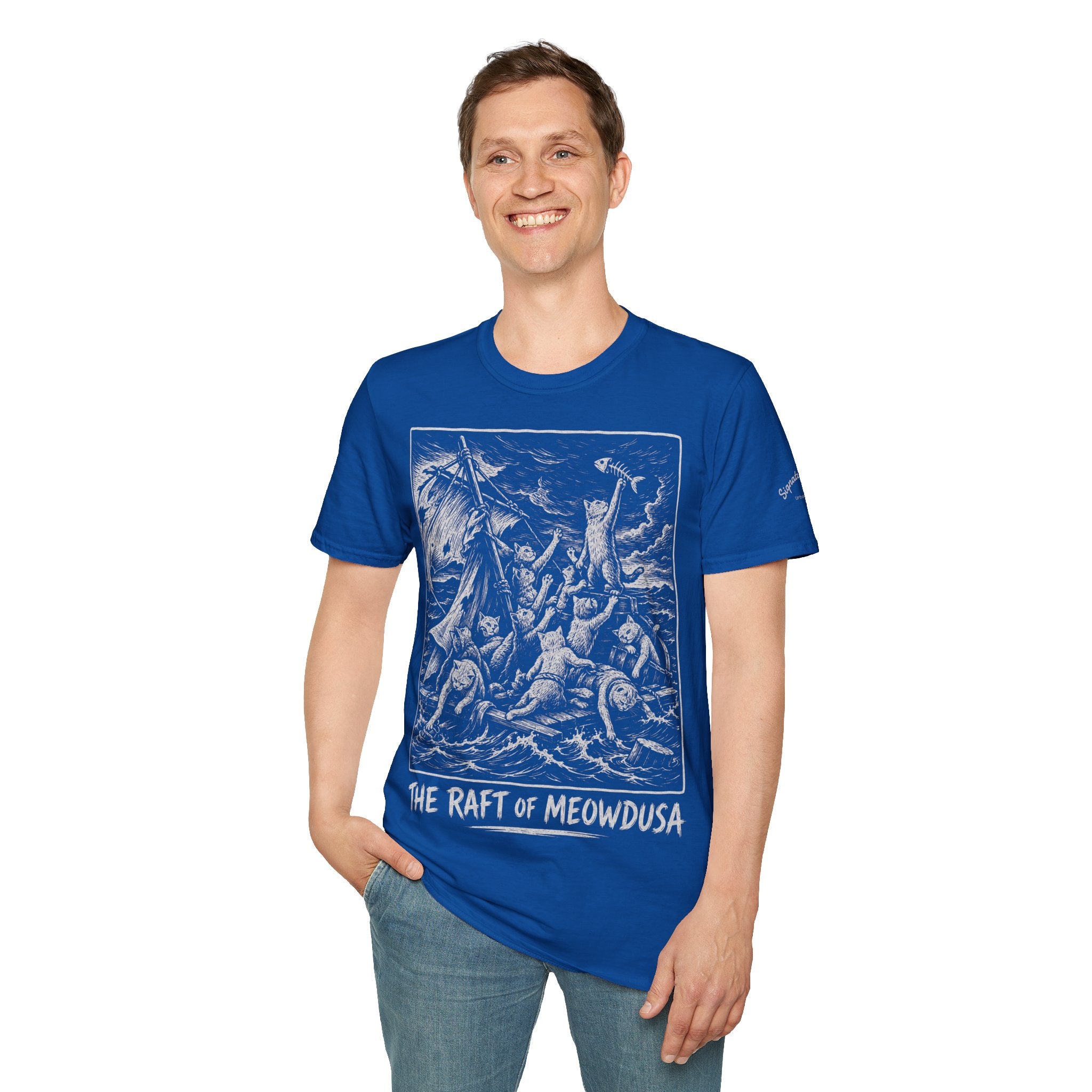 The Raft of Meowdusa Katzen Kunstparodie T Shirt – Cat Art collection | UrbanPrintz