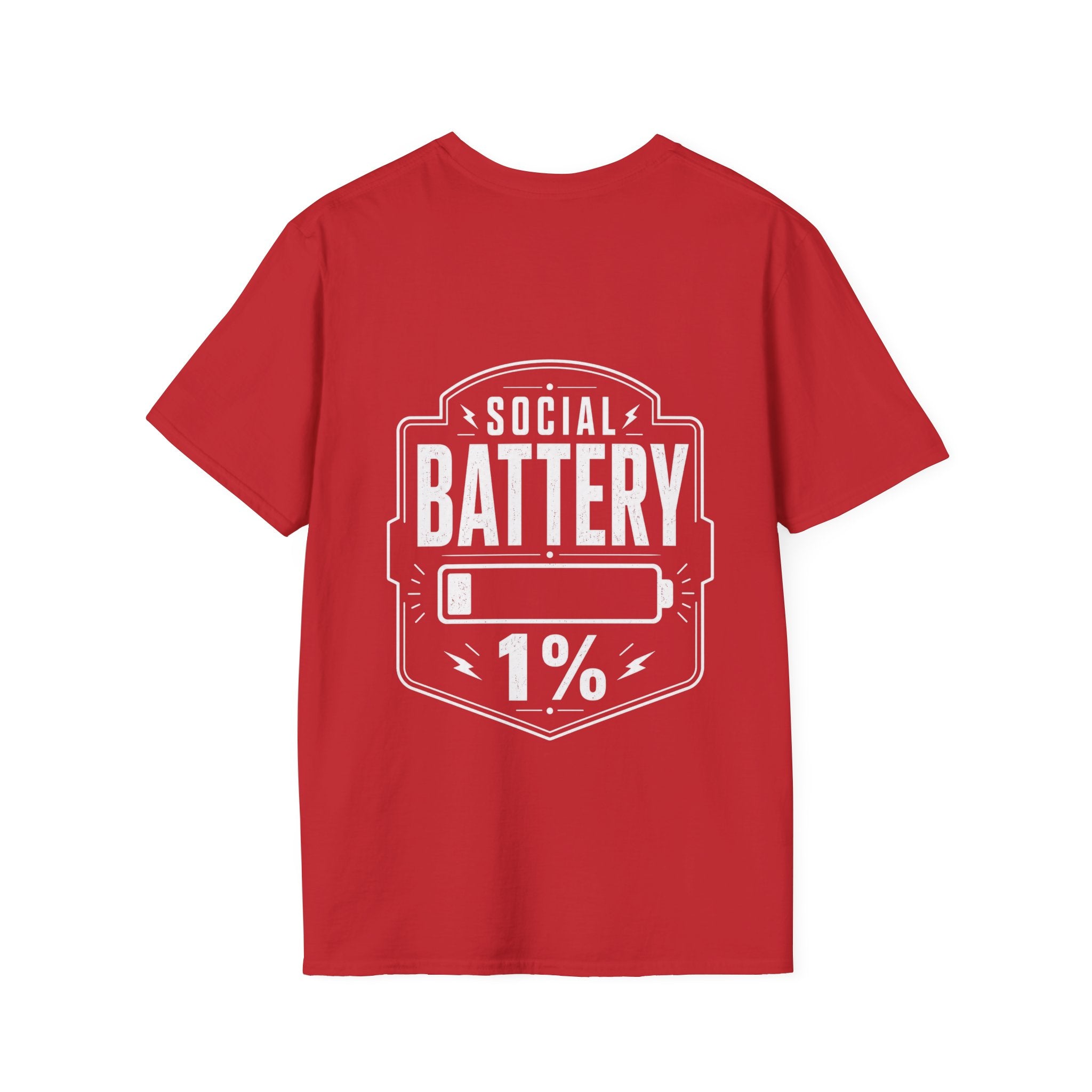 Social Battery 1 Percent Introvert T Shirt – Fun collection | UrbanPrintz