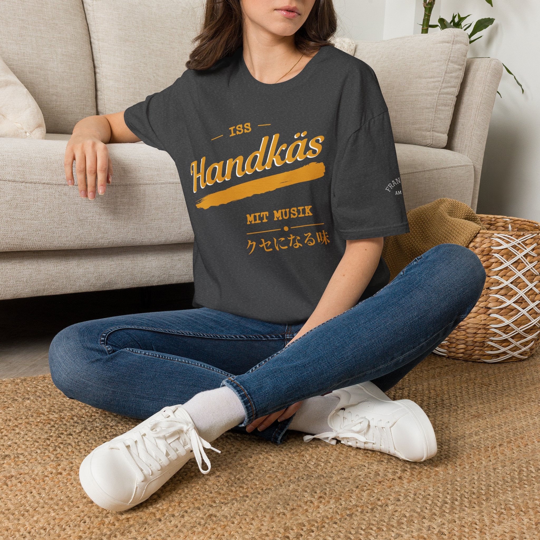 Handkäs mit Musik T Shirt – Fun collection | UrbanPrintz
