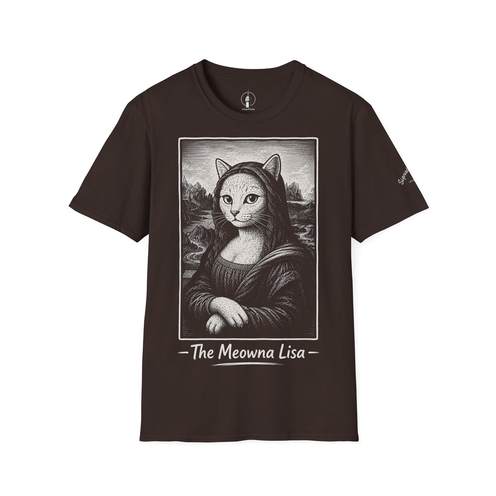 The Meowna Lisa Katzen Kunst T Shirt – Cat Art collection | UrbanPrintz