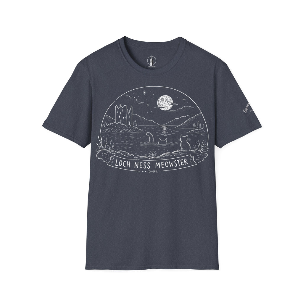 Loch Ness Meowster Katzen T Shirt – Cat Art collection | UrbanPrintz