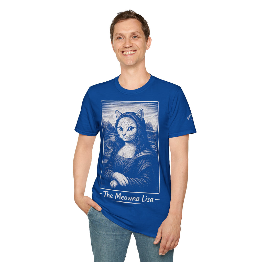 The Meowna Lisa Katzen Kunst T Shirt – Cat Art collection | UrbanPrintz