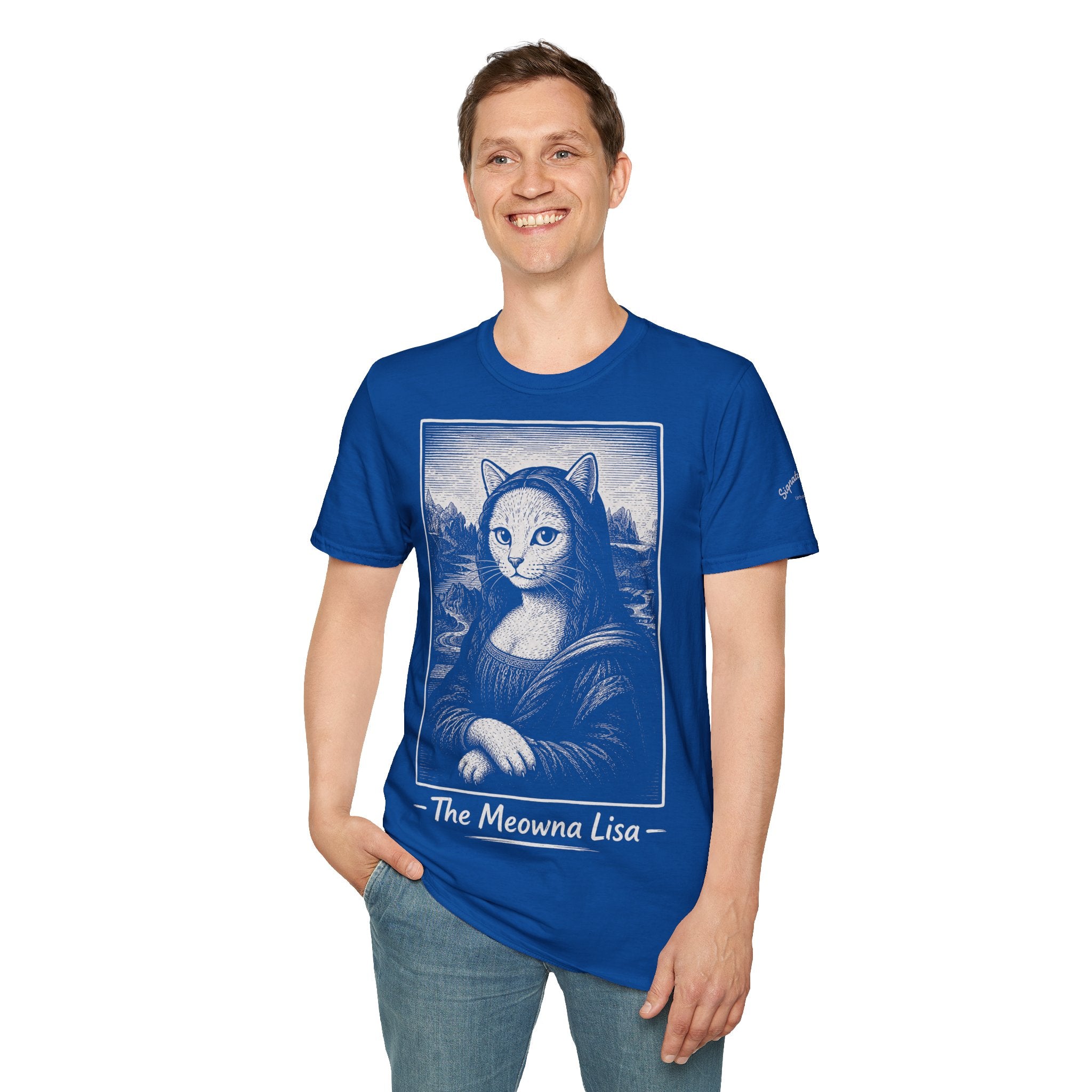 The Meowna Lisa Katzen Kunst T Shirt – Cat Art collection | UrbanPrintz