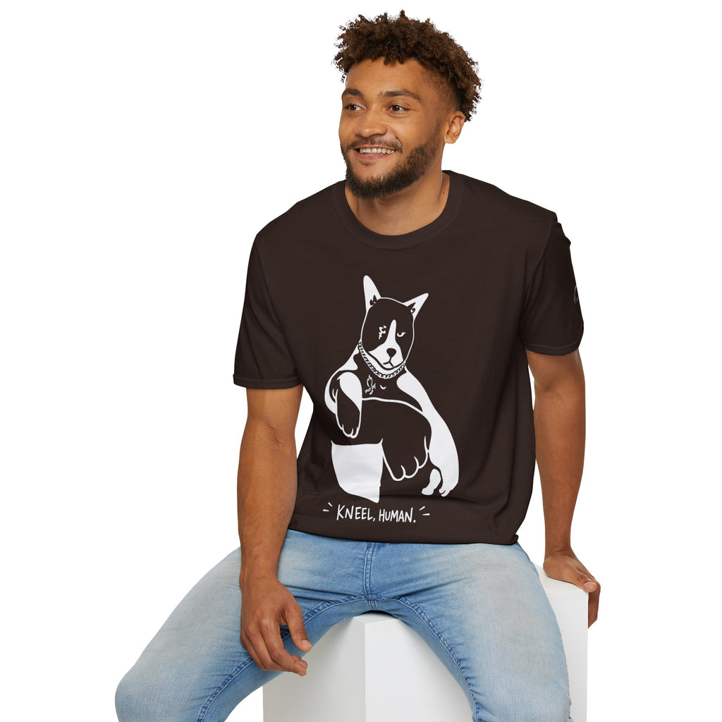 Kneel Human Lustiges Katzen T Shirt – Cat Art collection | UrbanPrintz
