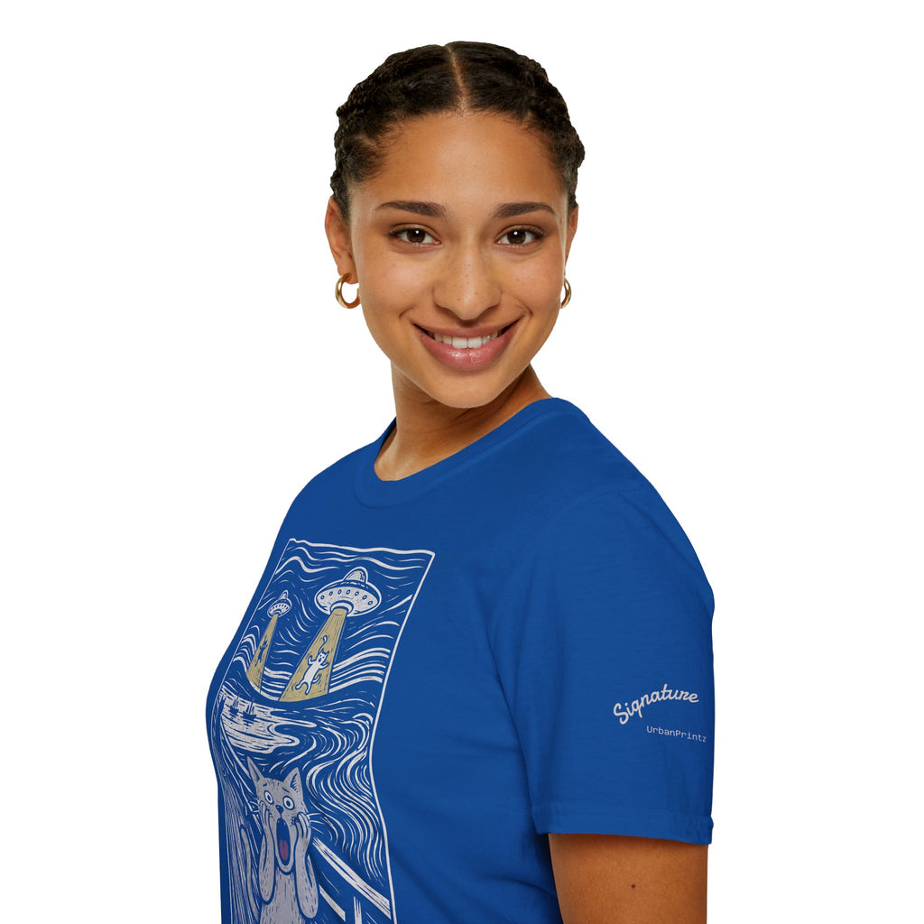 The Meow Katzen Kunstparodie T Shirt – Cat Art collection | UrbanPrintz