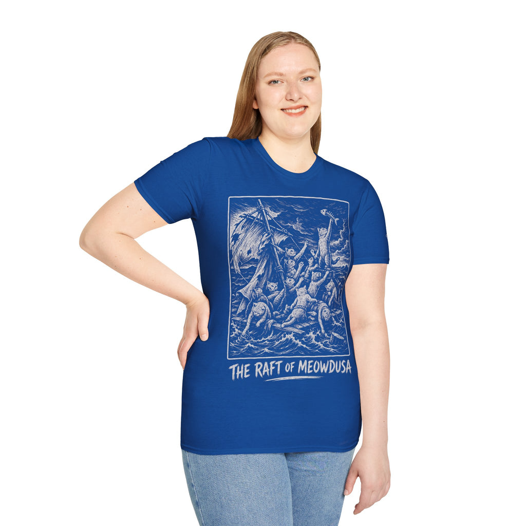 The Raft of Meowdusa Katzen Kunstparodie T Shirt – Cat Art collection | UrbanPrintz