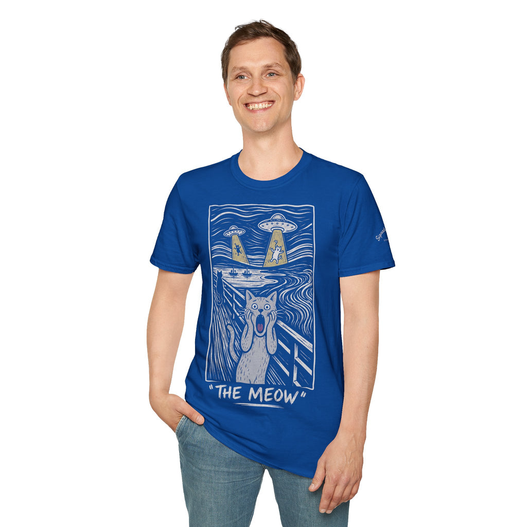 The Meow Katzen Kunstparodie T Shirt – Cat Art collection | UrbanPrintz