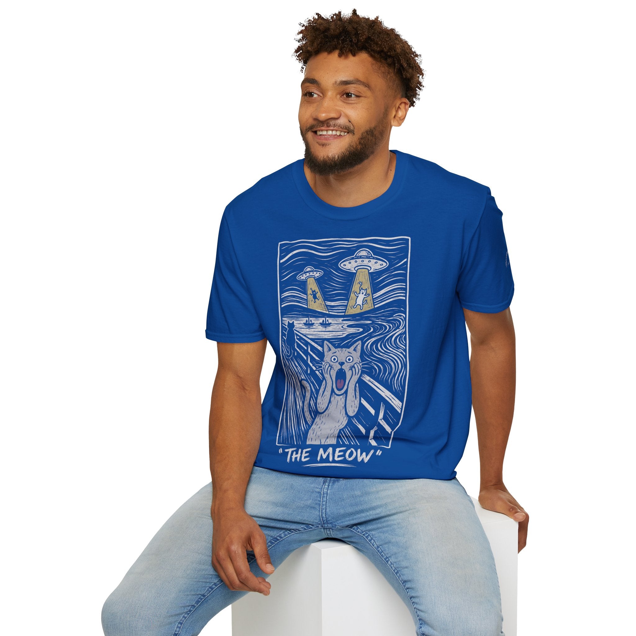 The Meow Katzen Kunstparodie T Shirt – Cat Art collection | UrbanPrintz