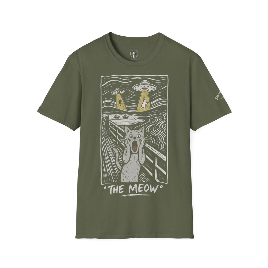 The Meow Katzen Kunstparodie T Shirt – Cat Art collection | UrbanPrintz