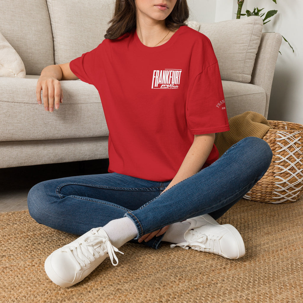 Frankfurt am Main Modernes Typografie T Shirt | UrbanPrintz