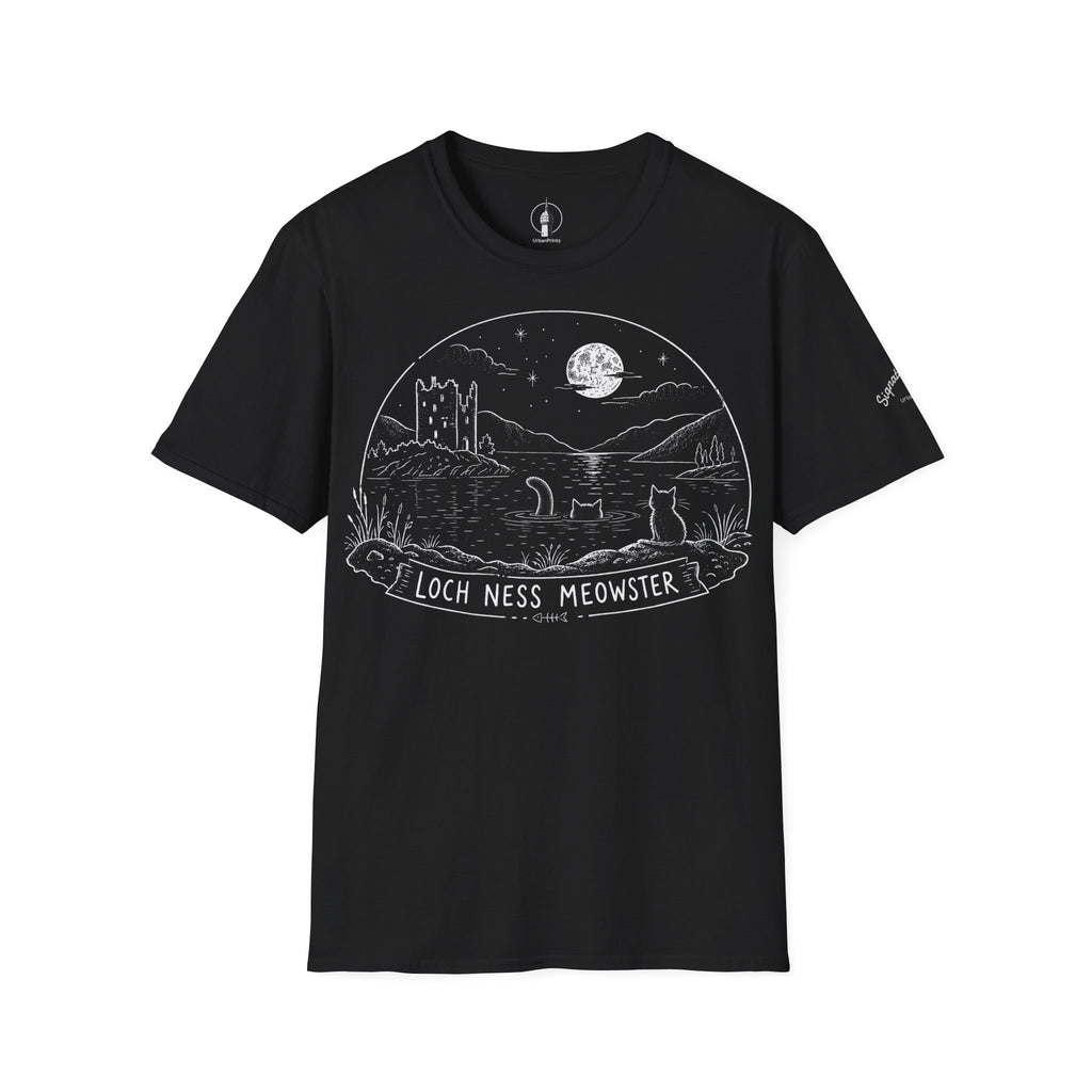 Loch Ness Meowster Katzen T Shirt – Cat Art collection | UrbanPrintz